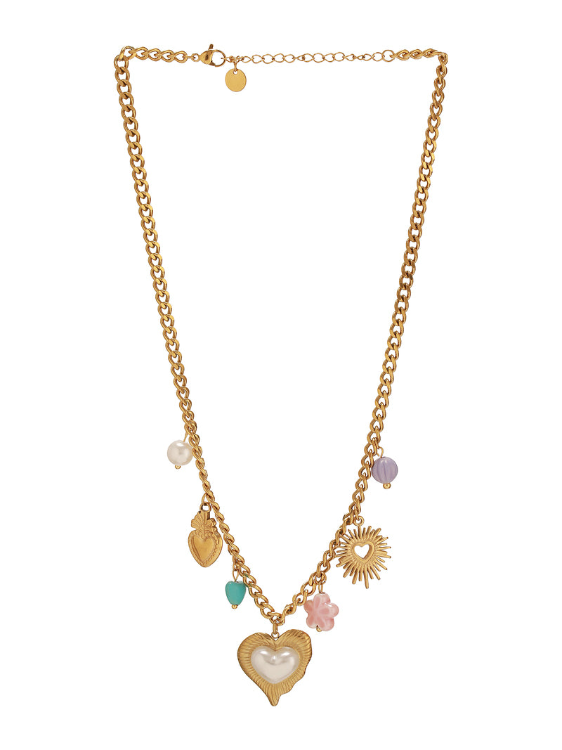 Honeylight Romance Charm Chain of Zelci has been displayed on a white background