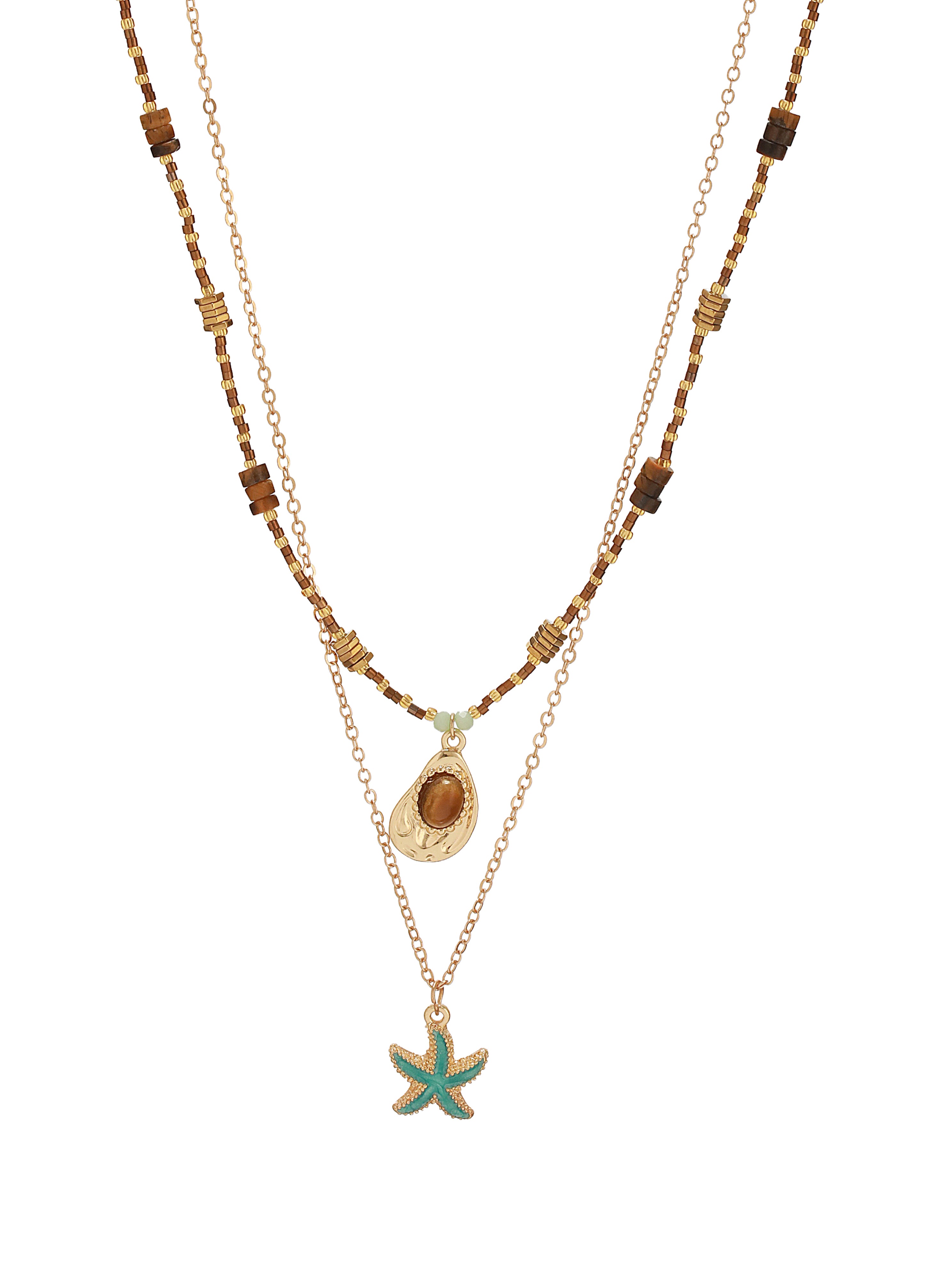 Island Bloom Layered Necklace