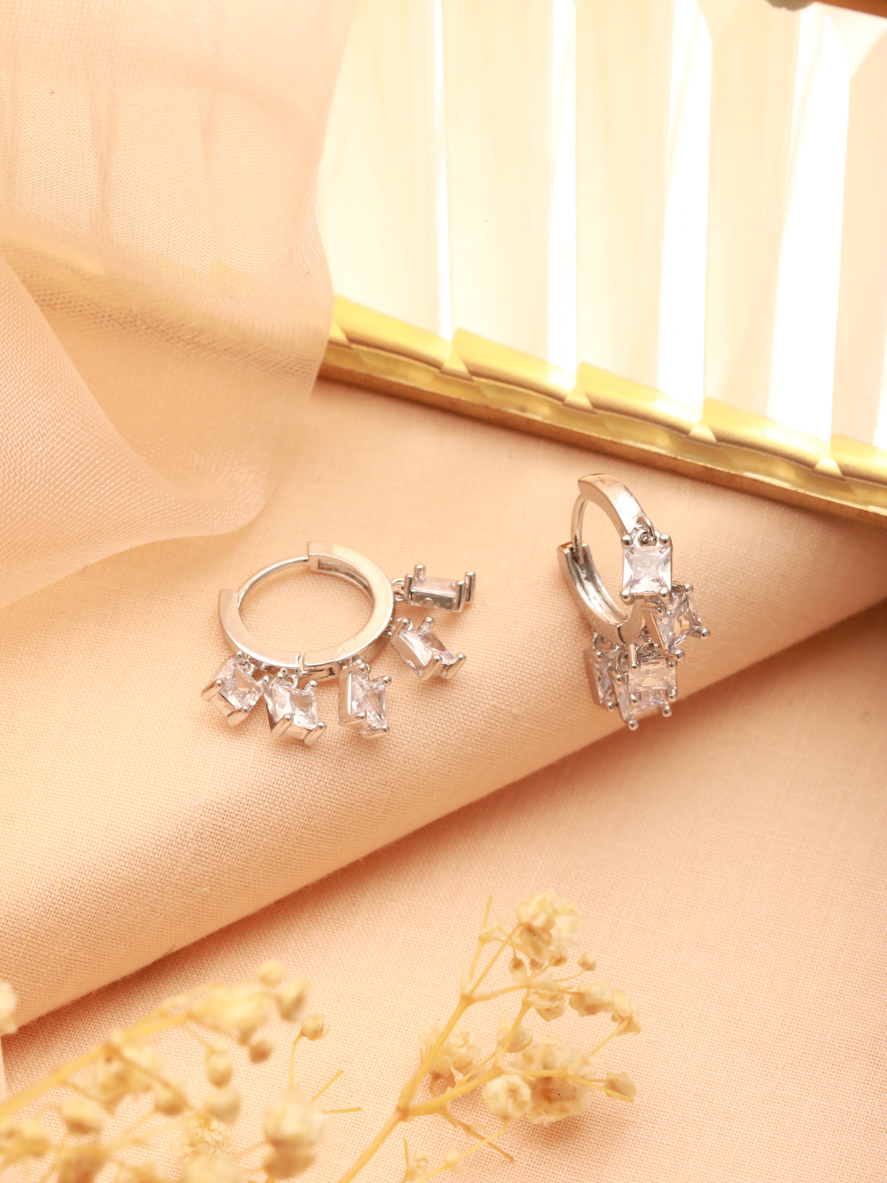 Dazzle Drop Hoops