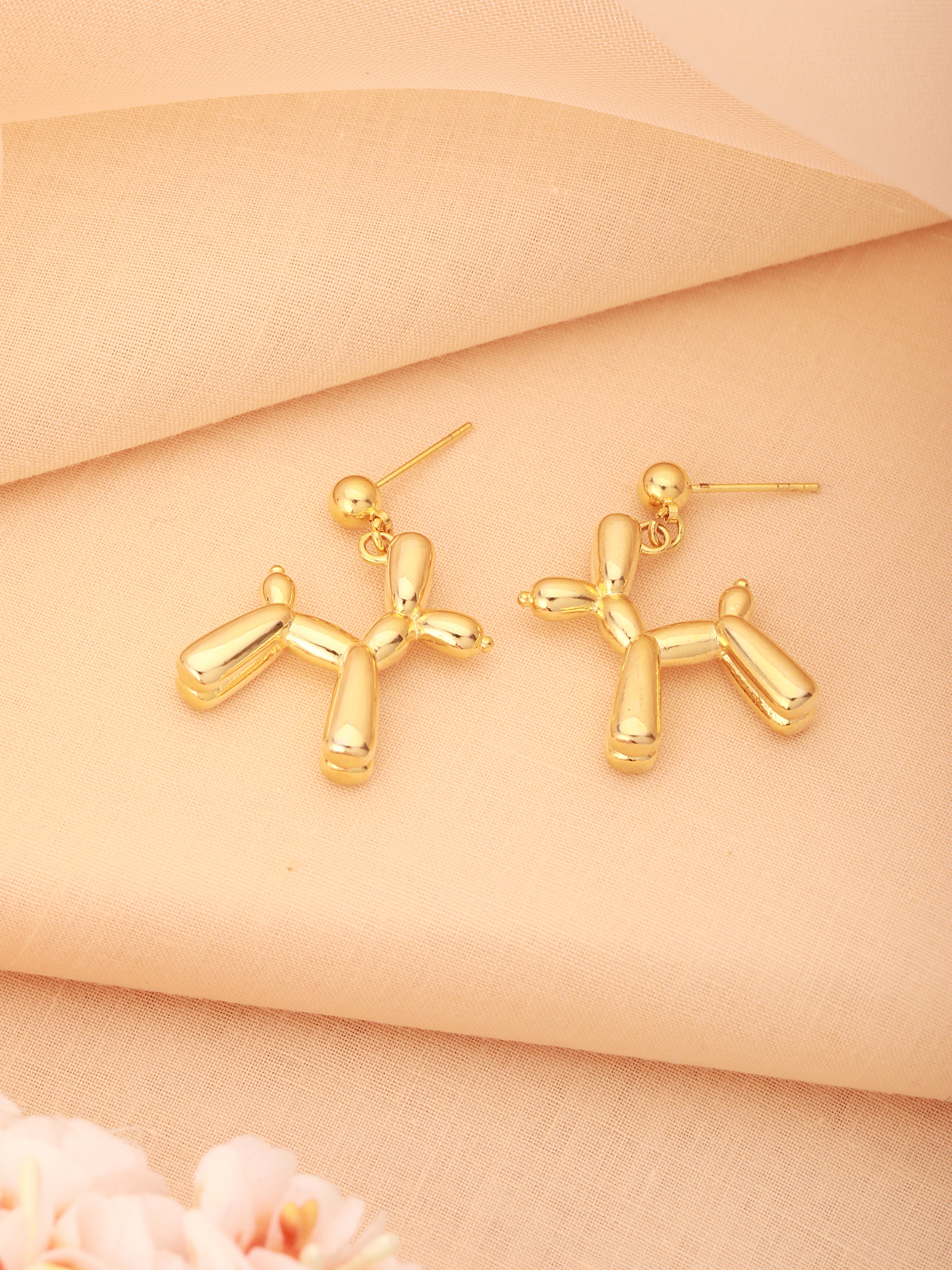 Golden Maverick Earrings - 18K Gold Plated
