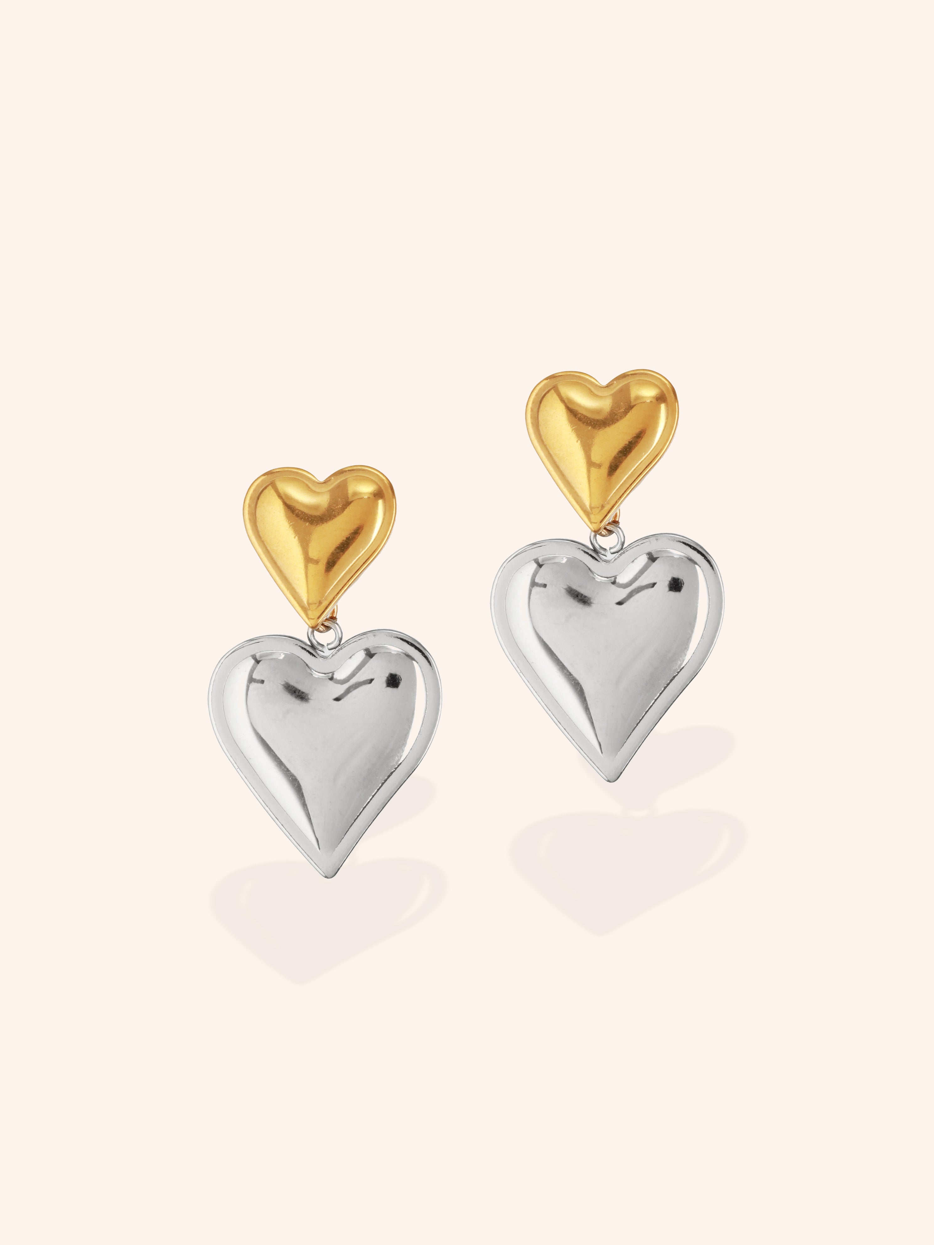 Dual Love Earrings