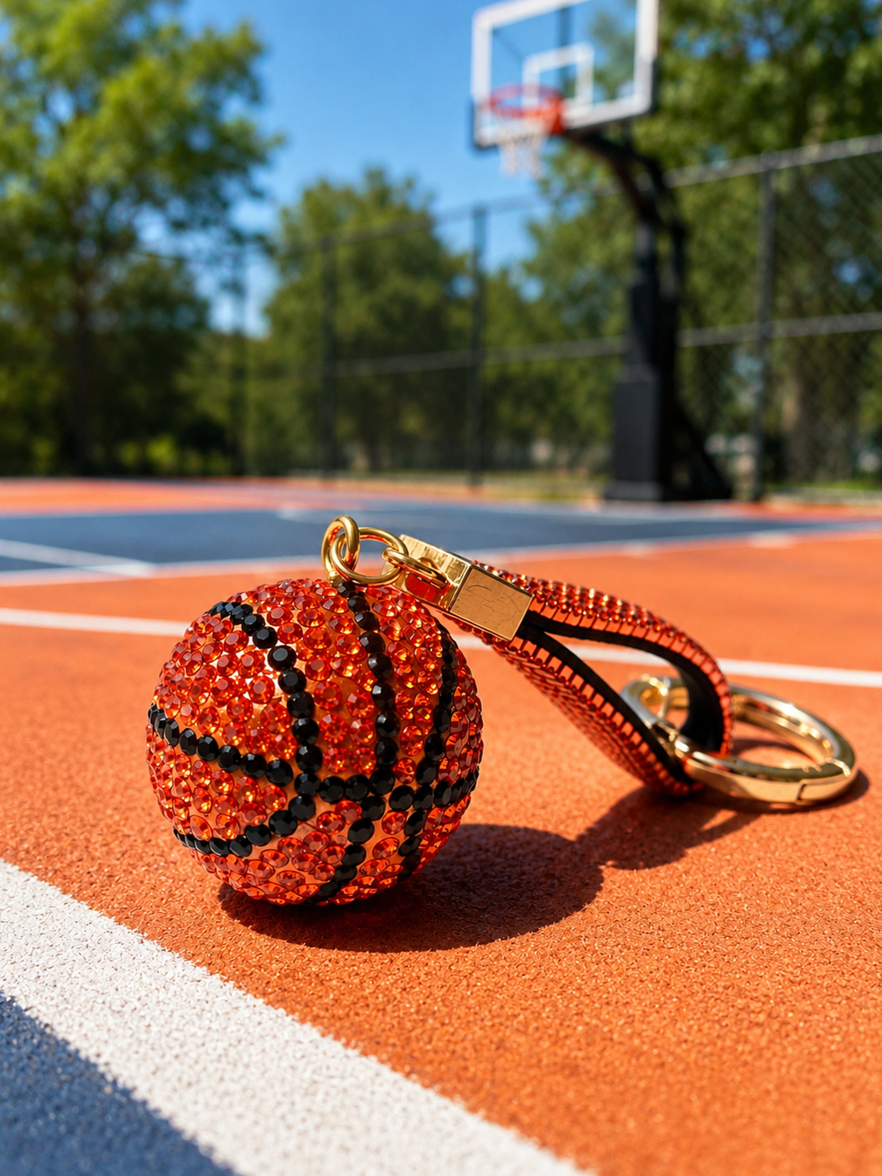 Court Crush Crystal Charm