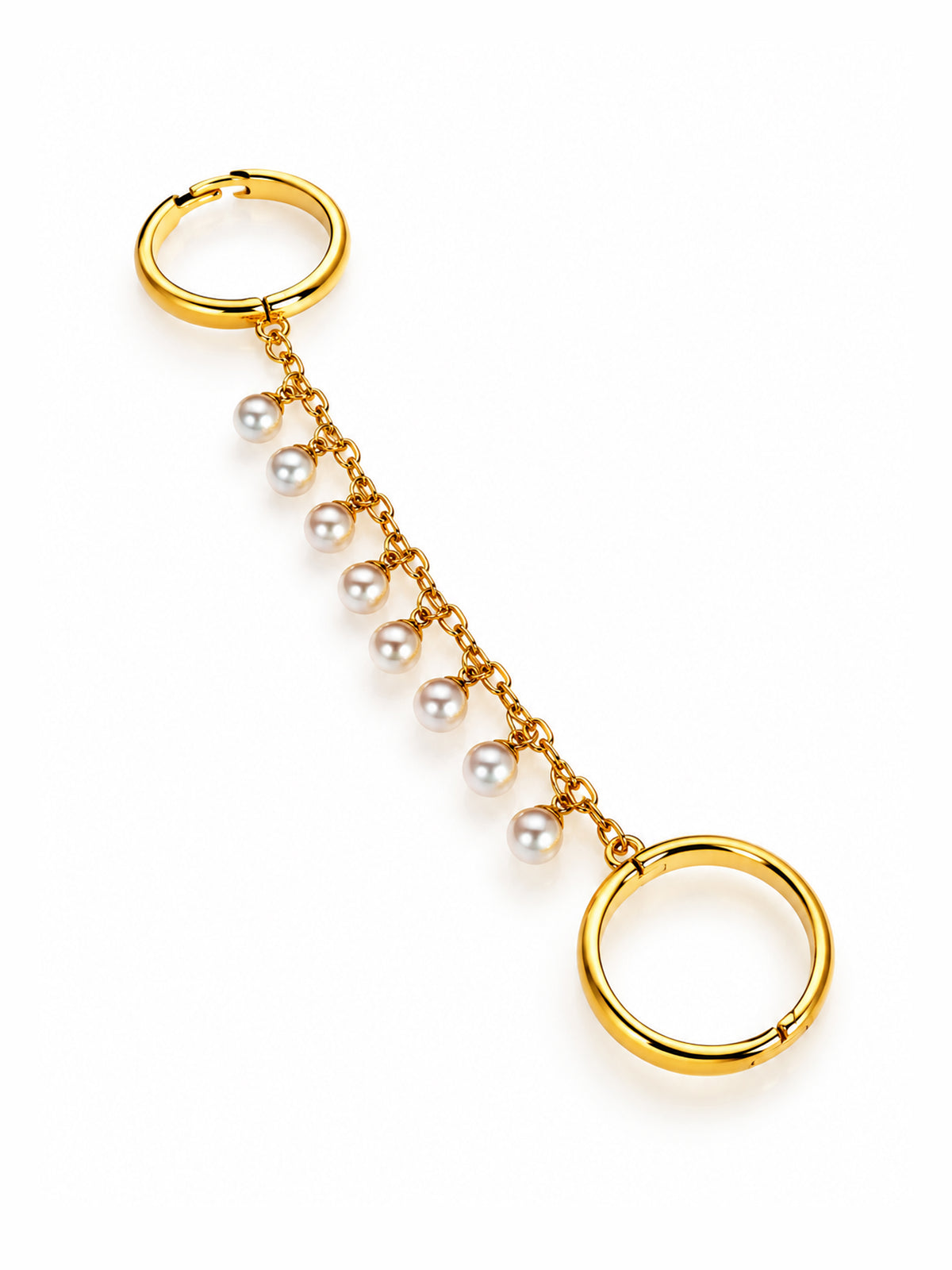 Lumière Pearl Chain Ring