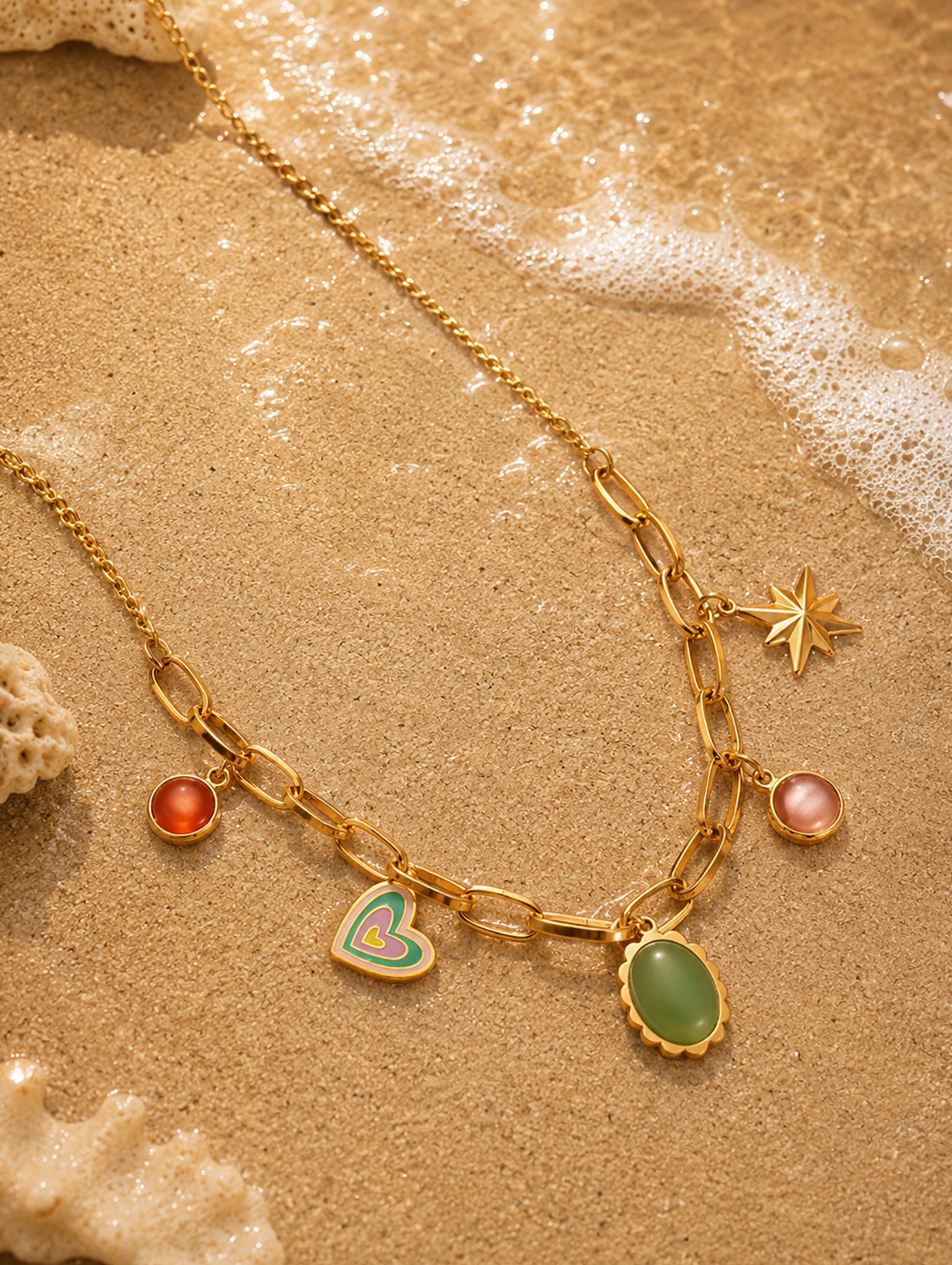 Sunset Pop Charm Chain