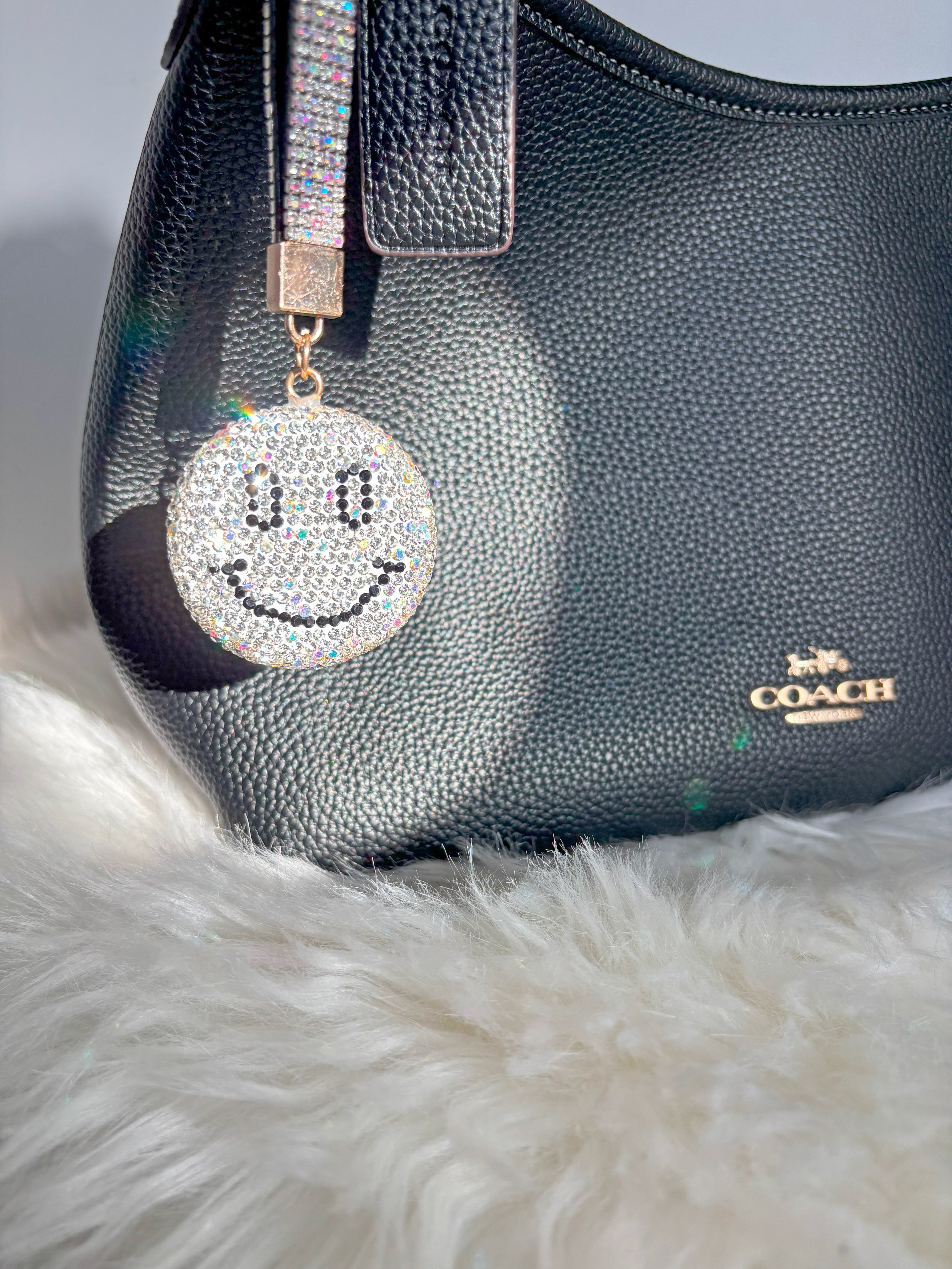 Sparkle Smile Crystal Charm