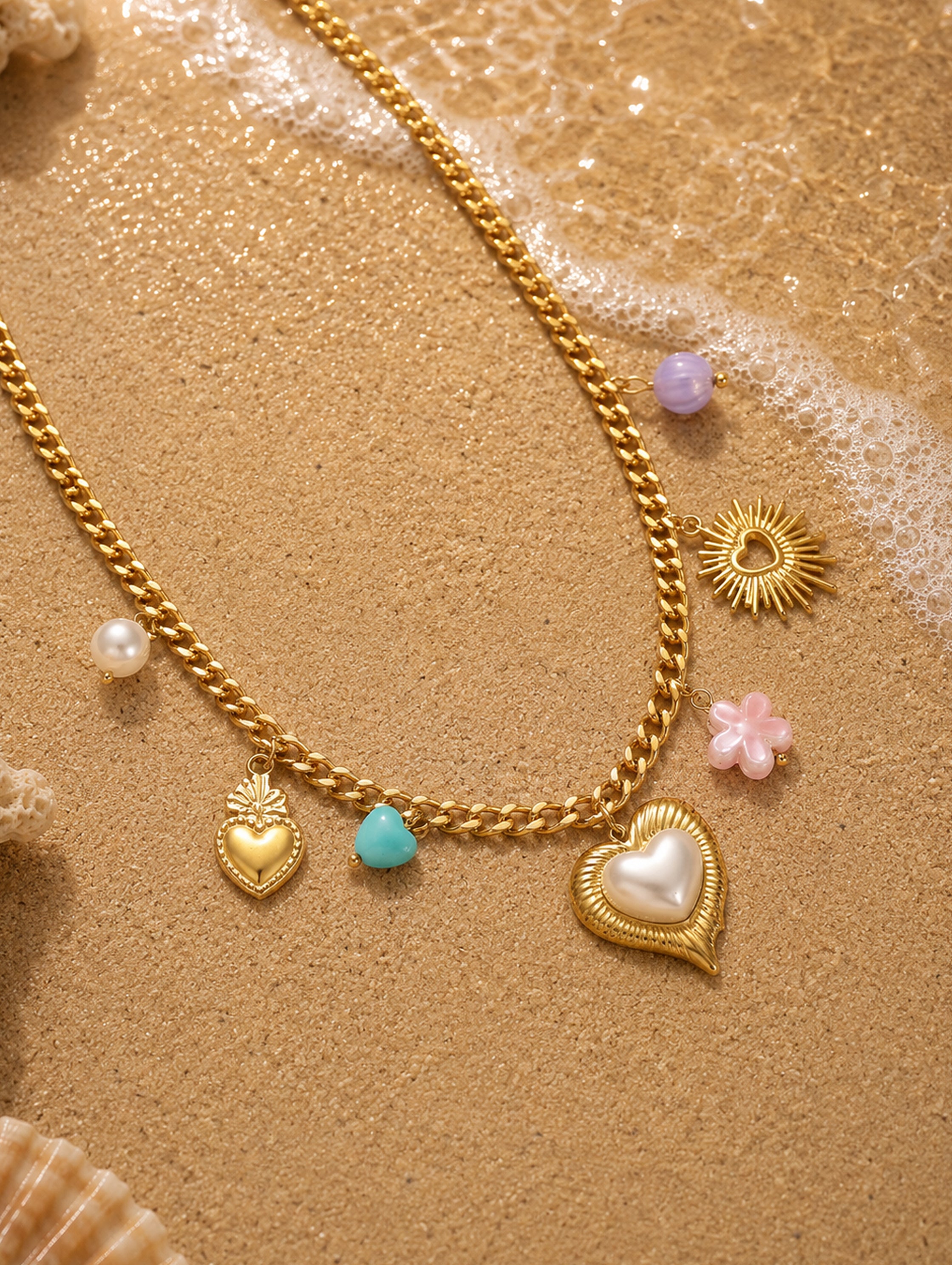 Honeylight Romance Charm Chain
