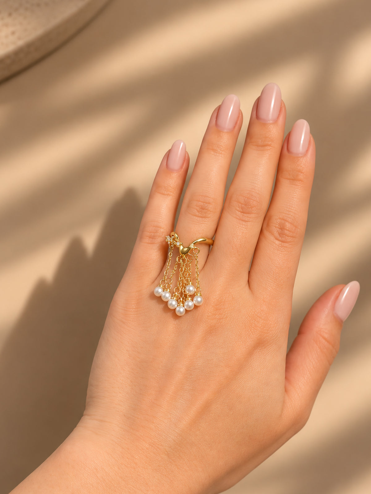 Pearlette Drop Ring