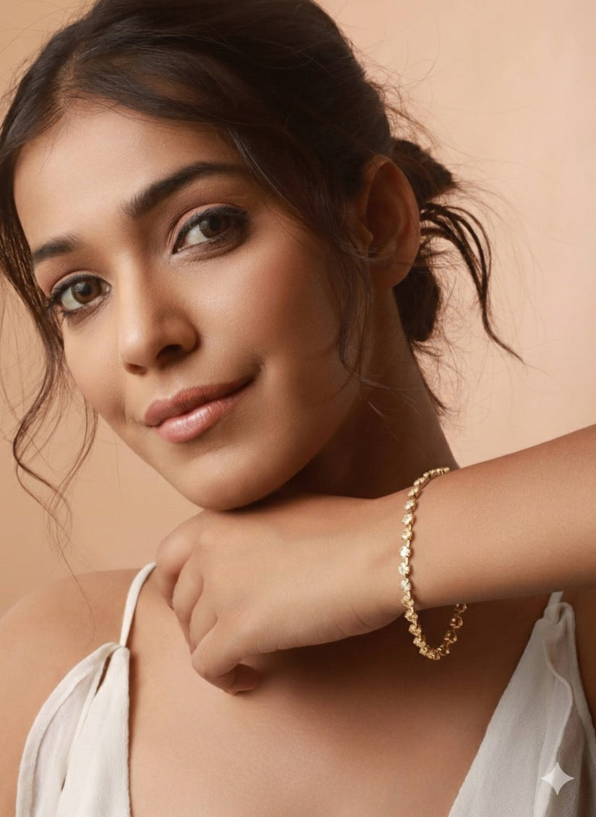 Celestial Tennis Bracelet-18K Gold Plated