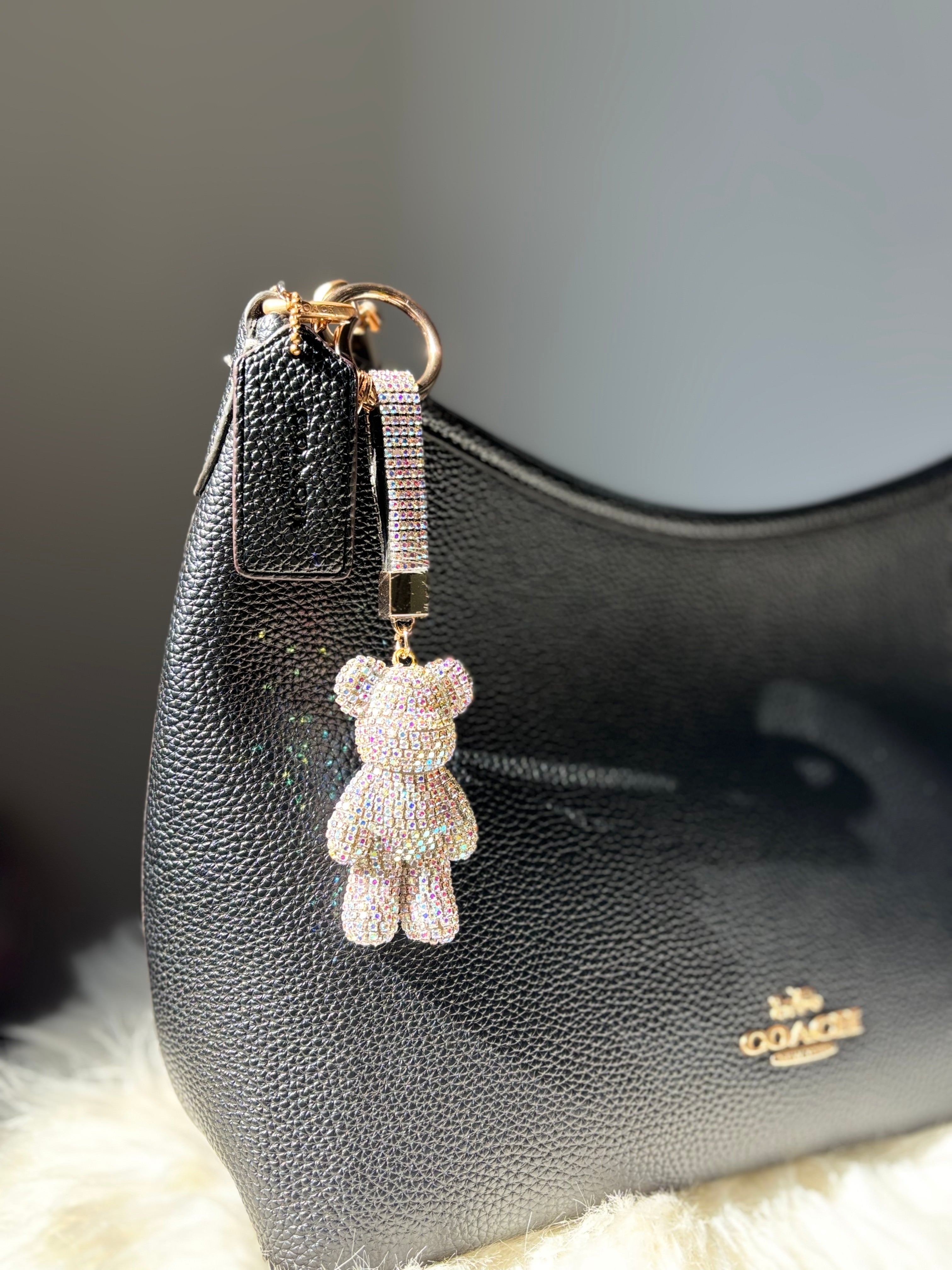 Frosted Bear Keychain