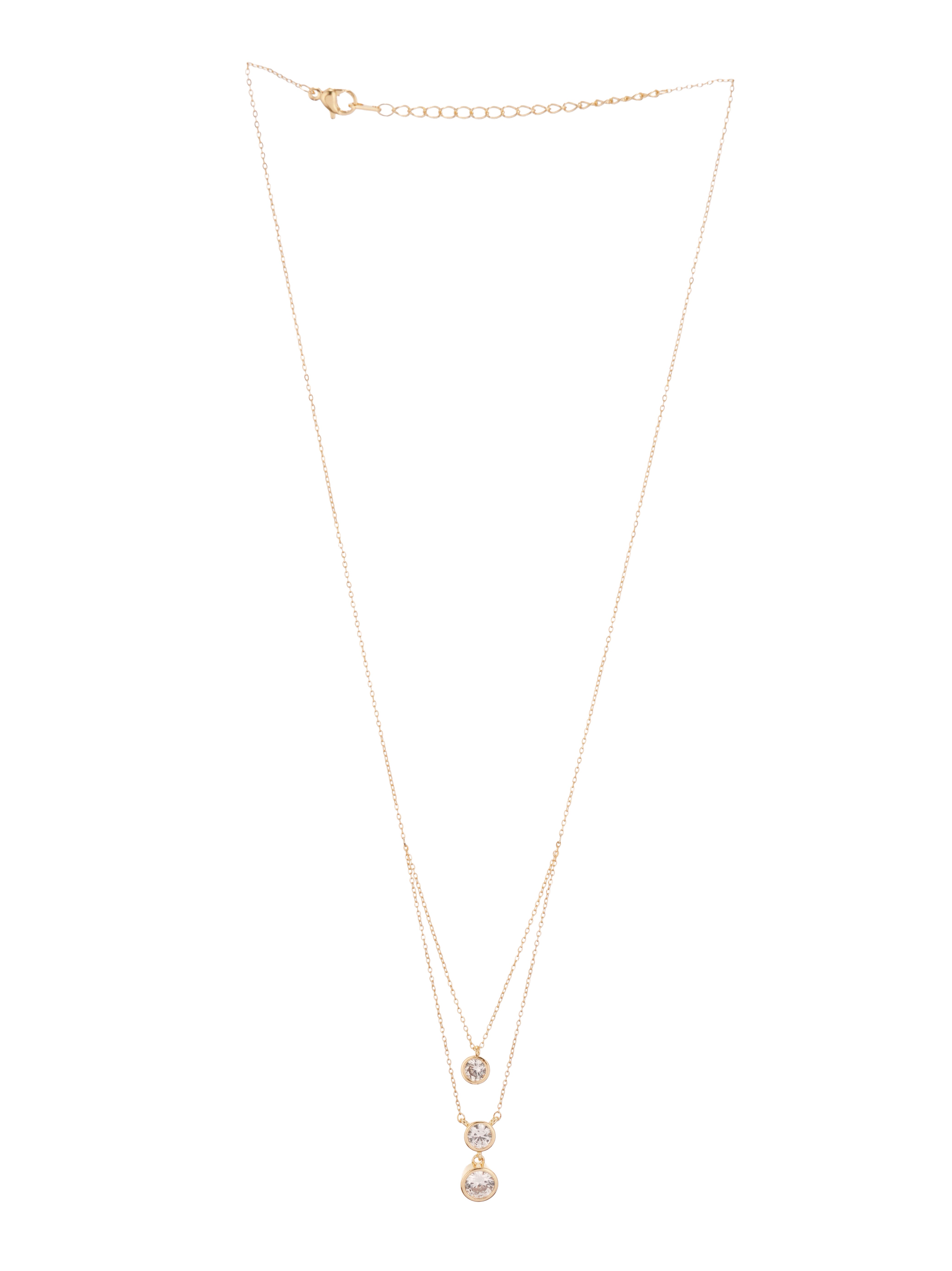 Twin Diamond Necklace