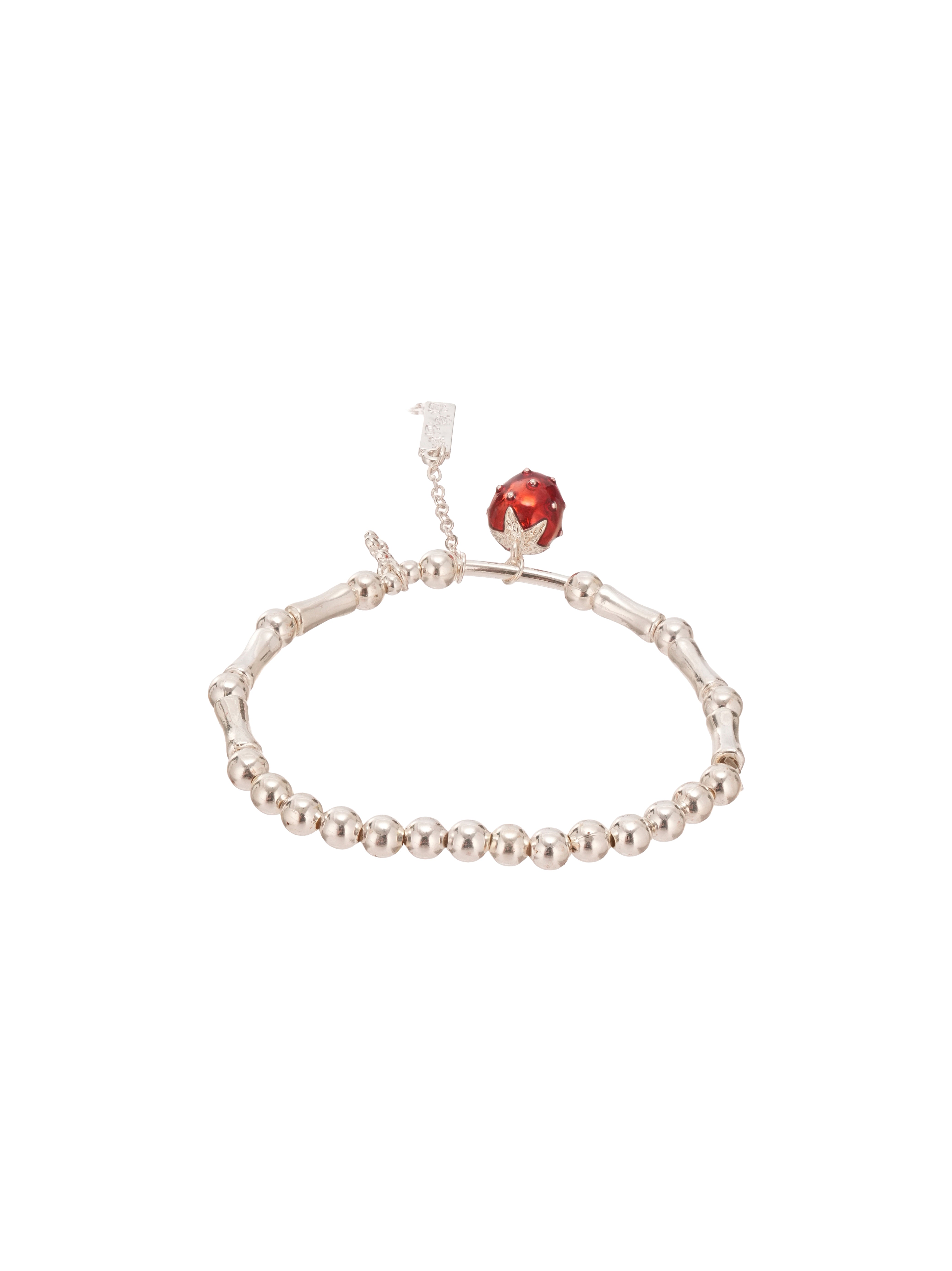 Crimson Charm Bracelet