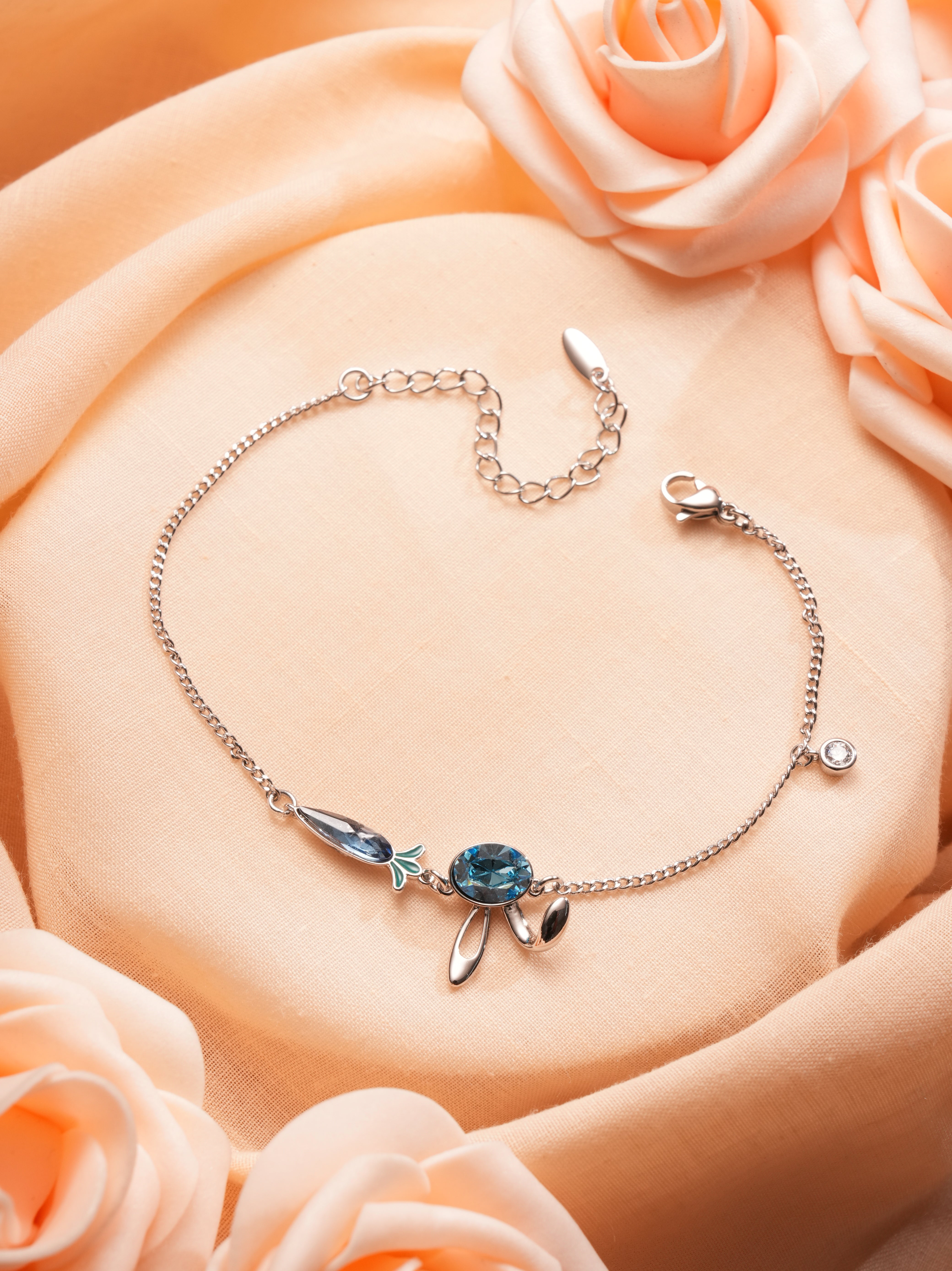 Azure Bloom Bracelet