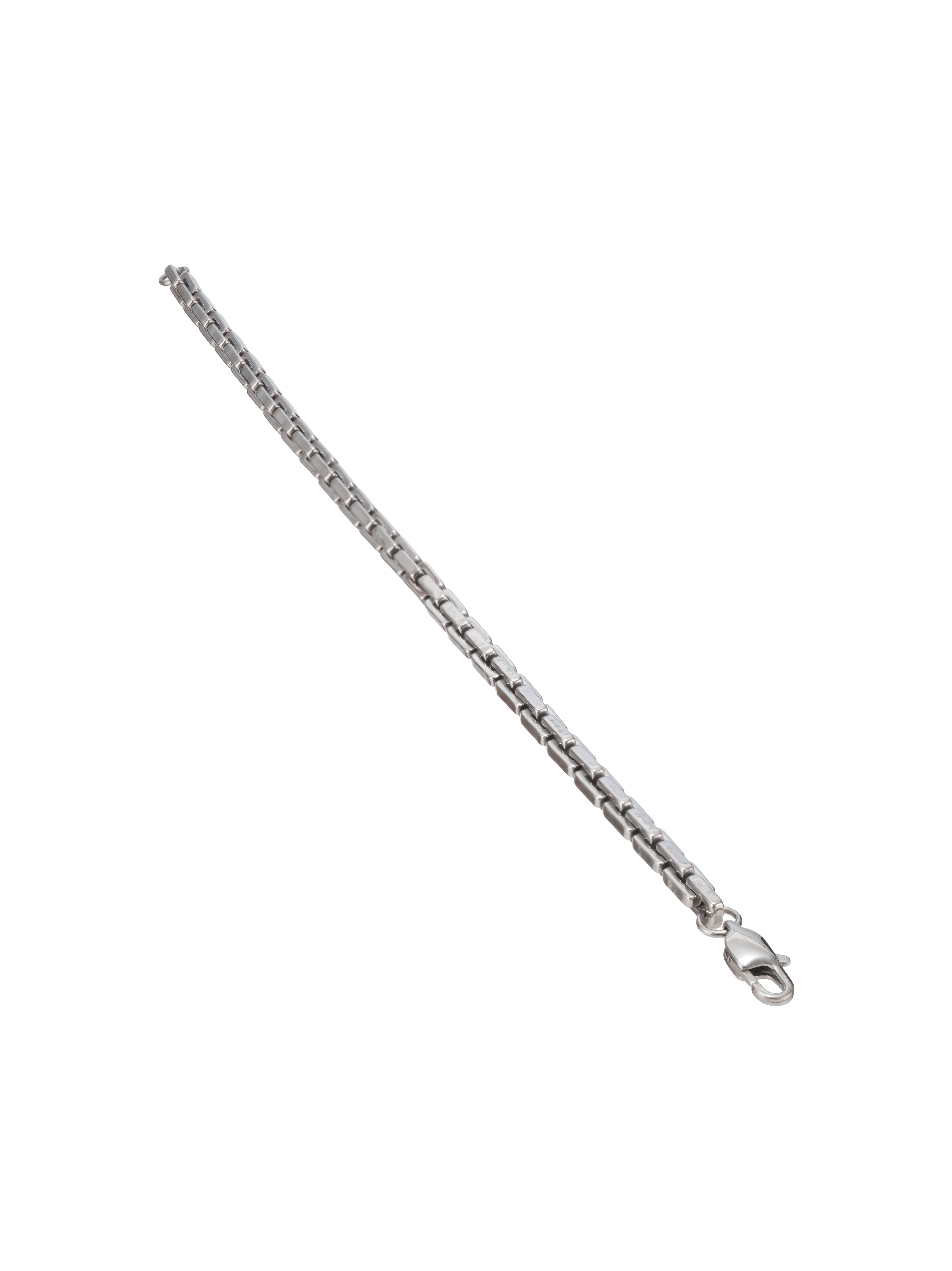 Linear Link Bracelet- Silver