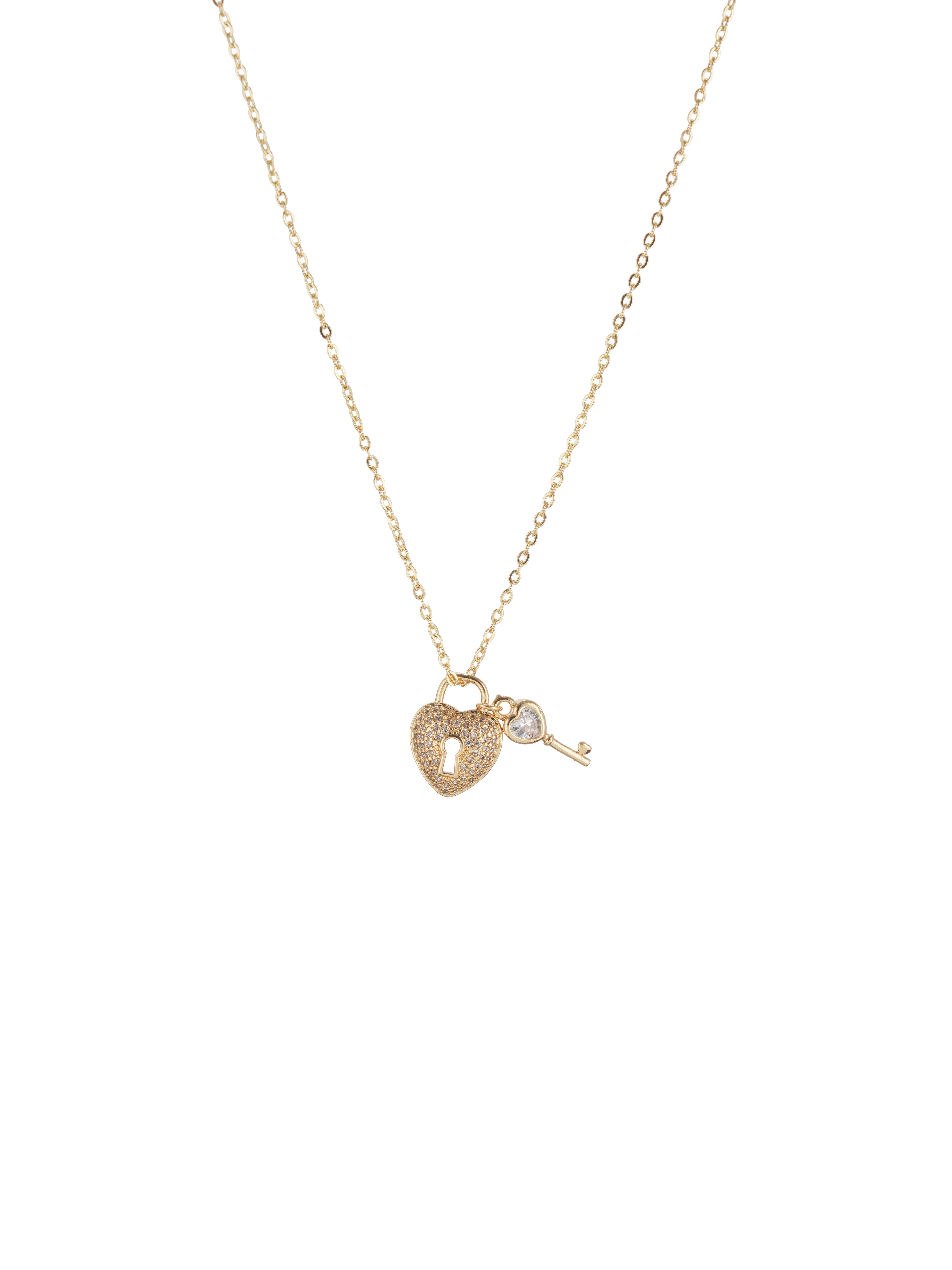 Amour Lock & Key Necklace