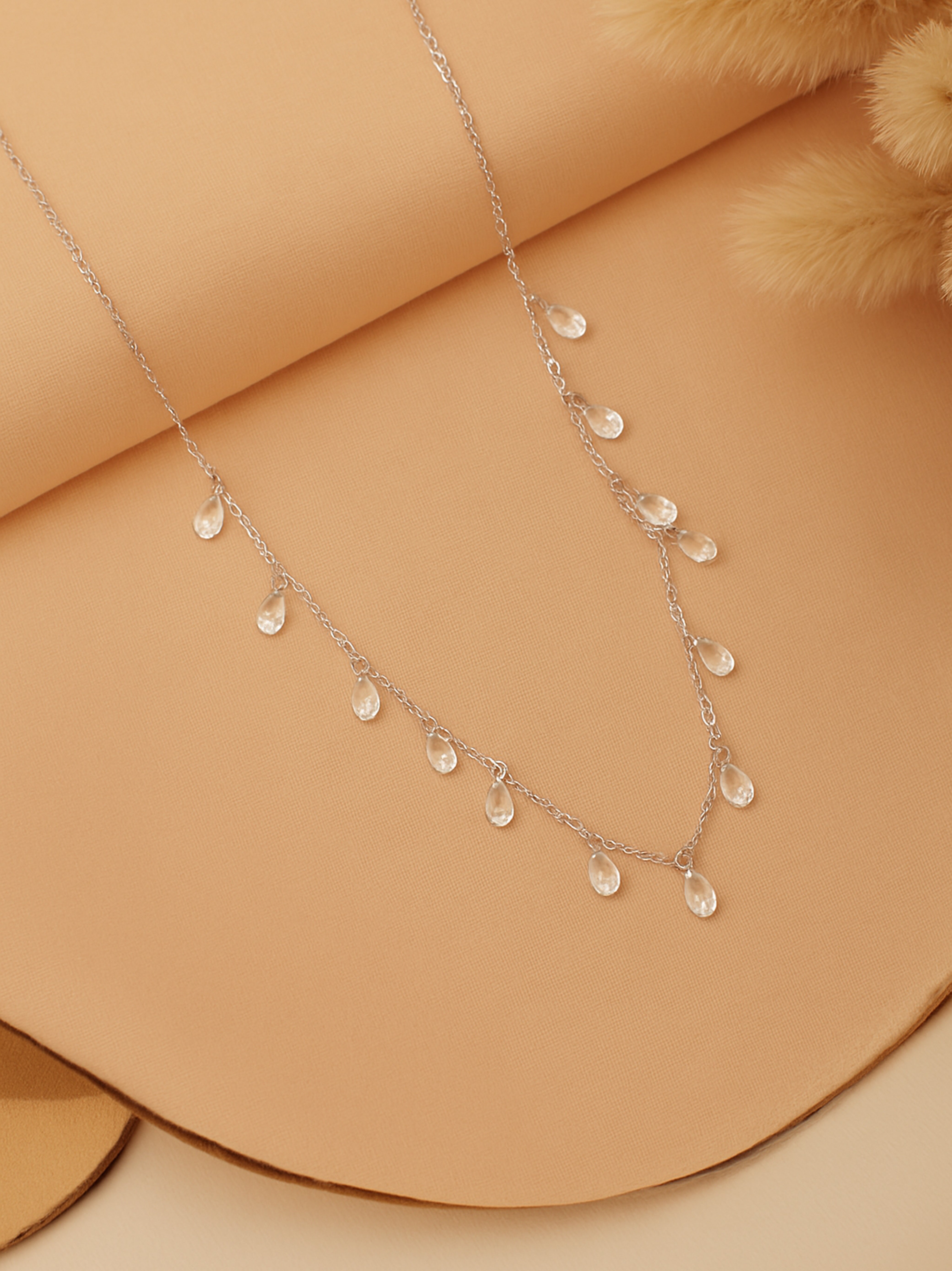 Raindrop Crysal Necklace