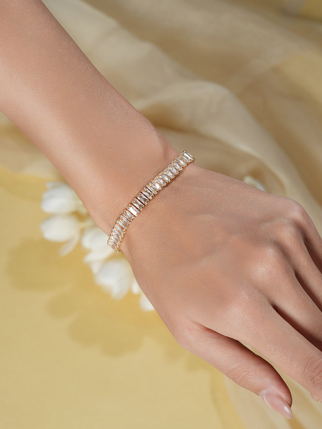 Amethyst Shine Bracelet-18K Gold Plated