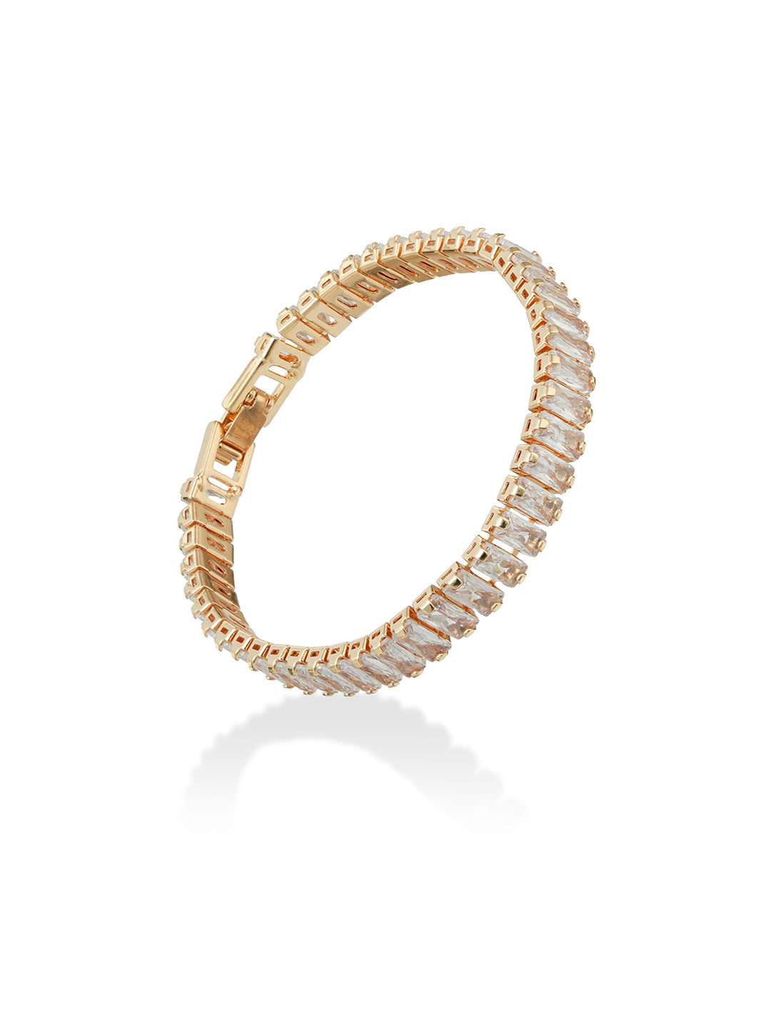 Amethyst Shine Bracelet-18K Gold Plated