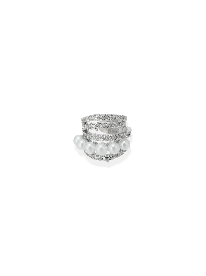 Pearl Jam Ear Cuff of Zelci has been presented on a white background