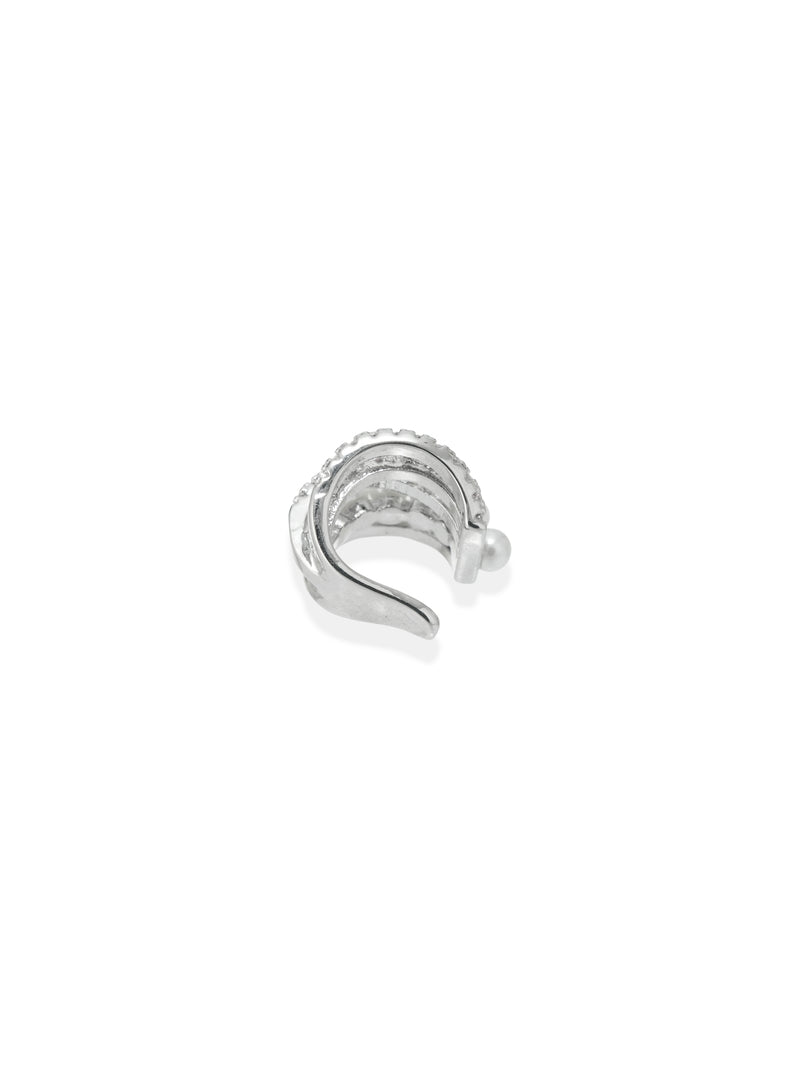 The backside of Zelci's Pearl Jam Ear Cuff has been displayed on a white backdrop