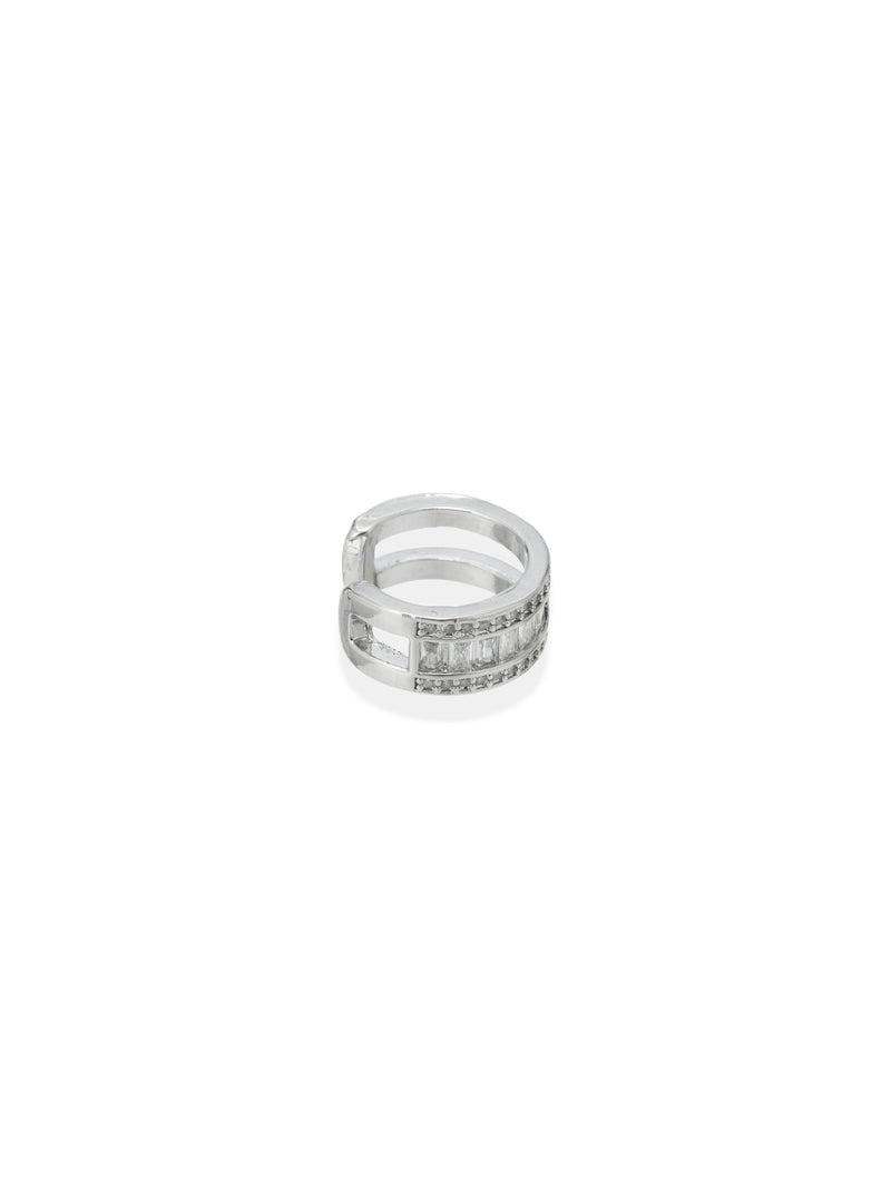 The side view of Zelci's Icy Bae Ear Cuff is visible on a white background in this image
