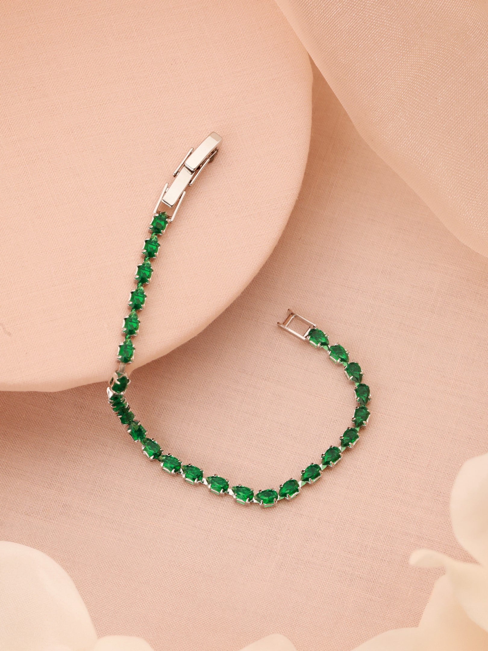 Emerald Shine Bracelet-18K Gold Plated