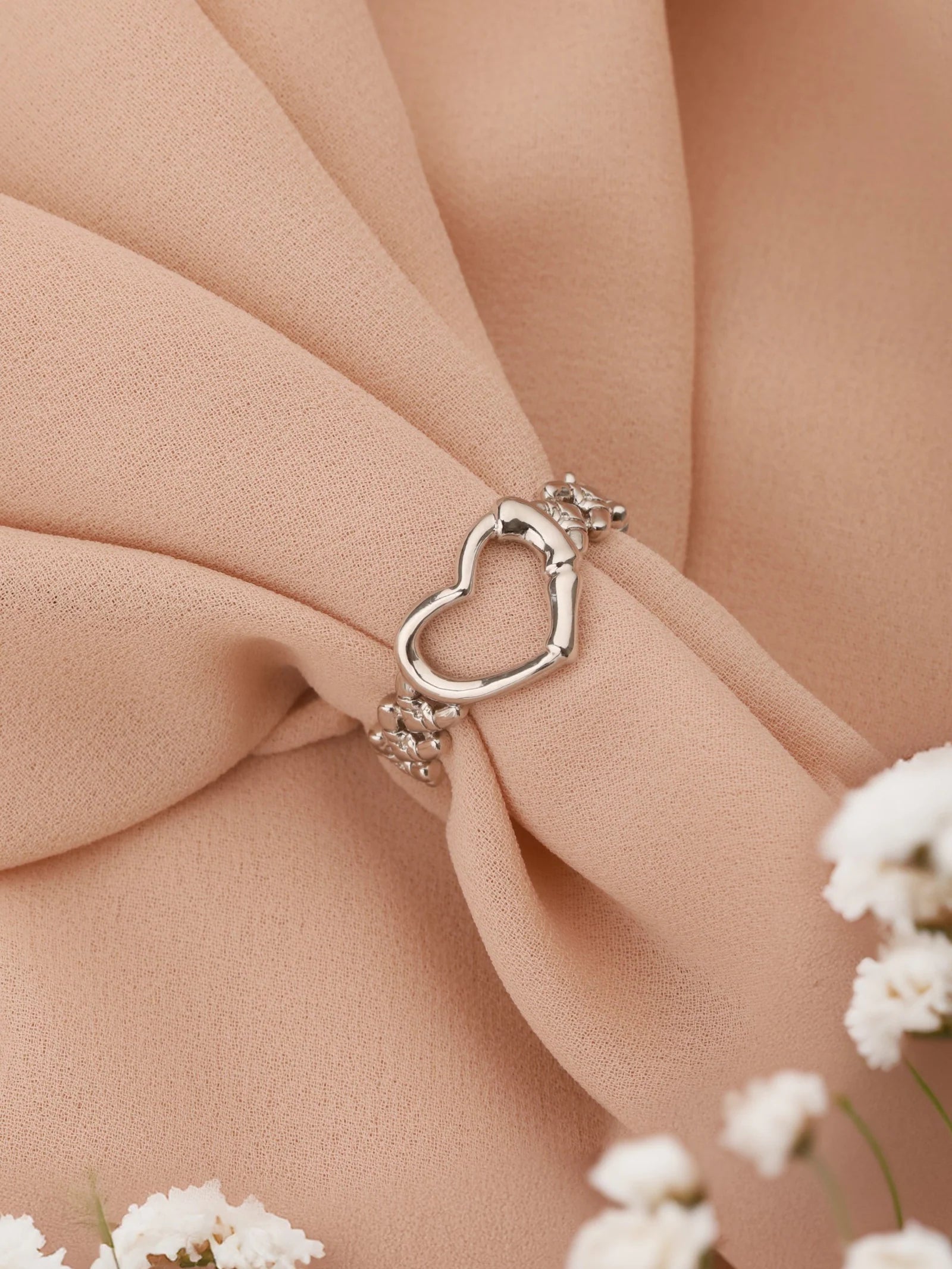 Silver Heart Harmony Set