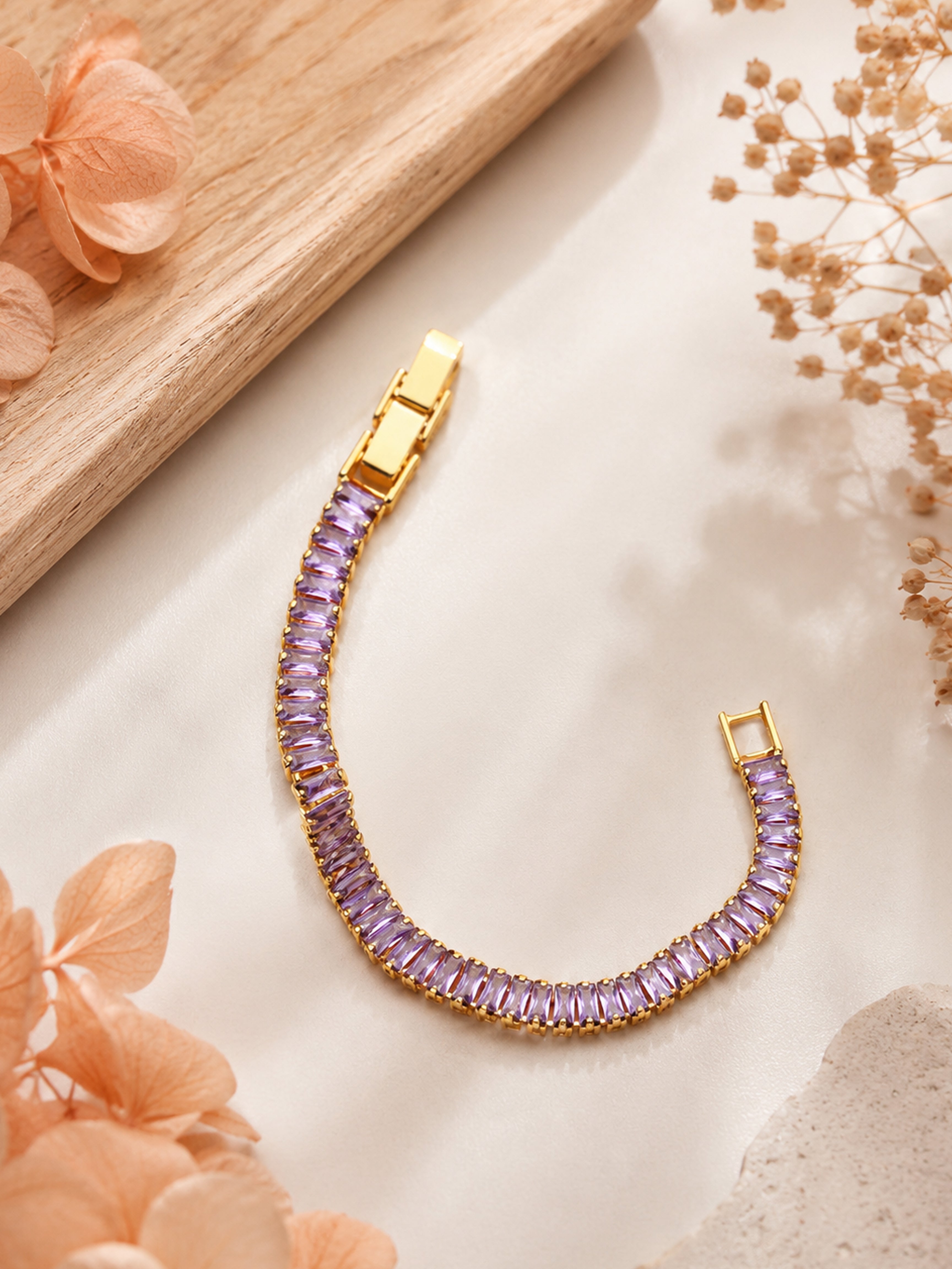 Amethyst Shine Bracelet