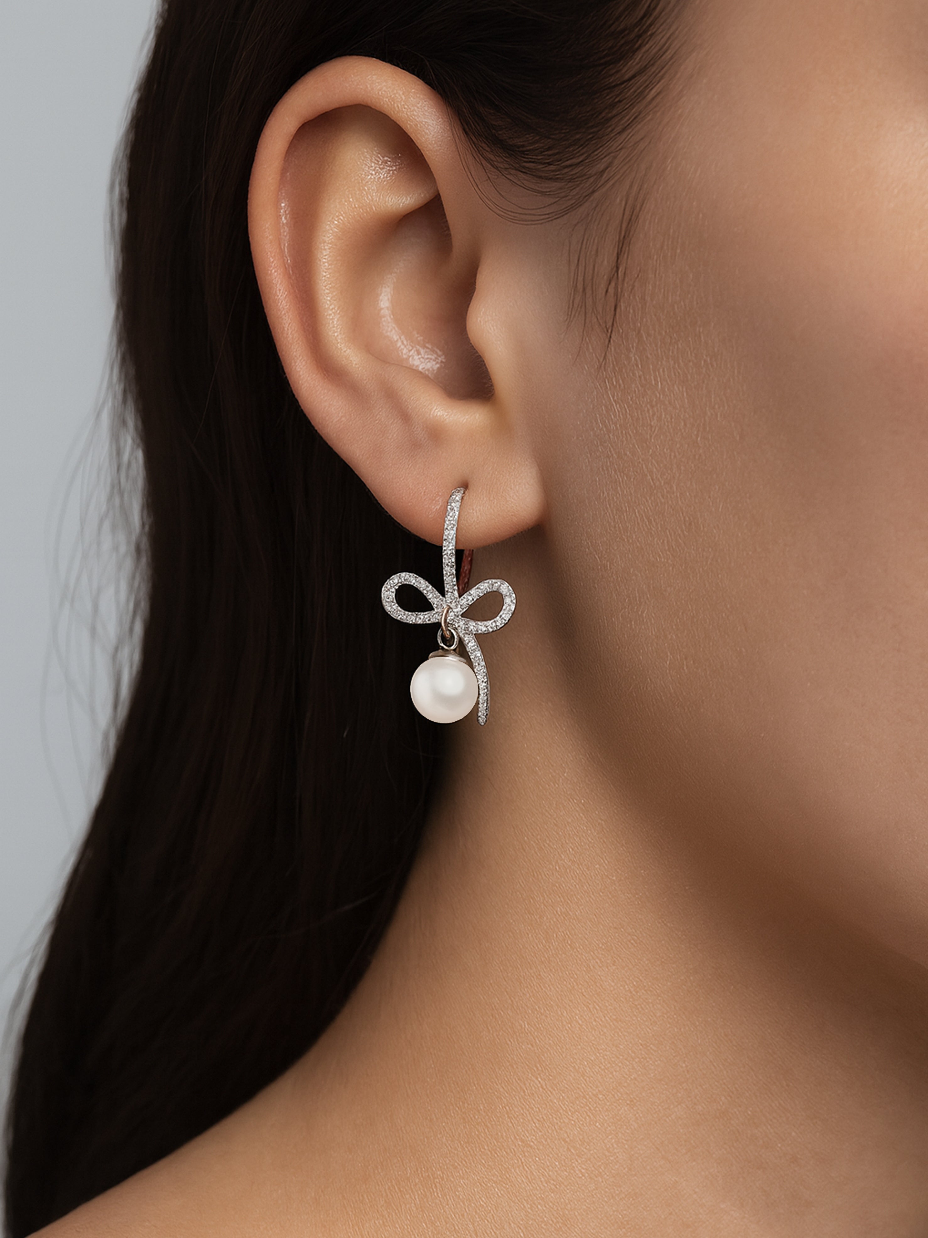 Pearl Knot Earring