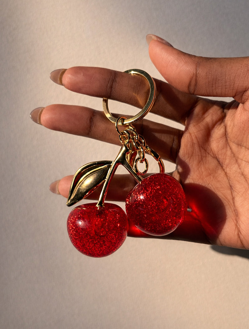 Sugar Cherry Keychain