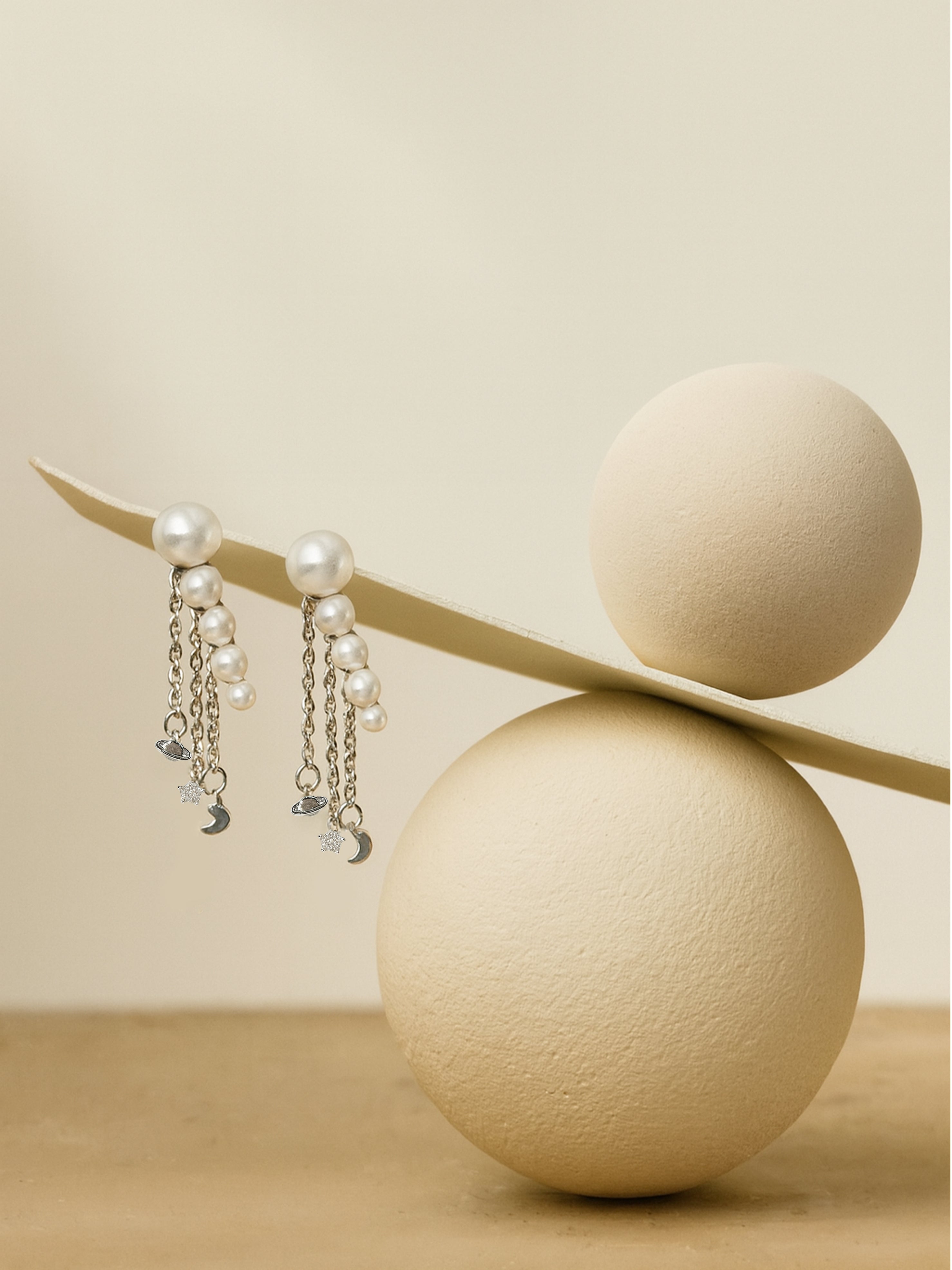 Celestial Pearl Earrings