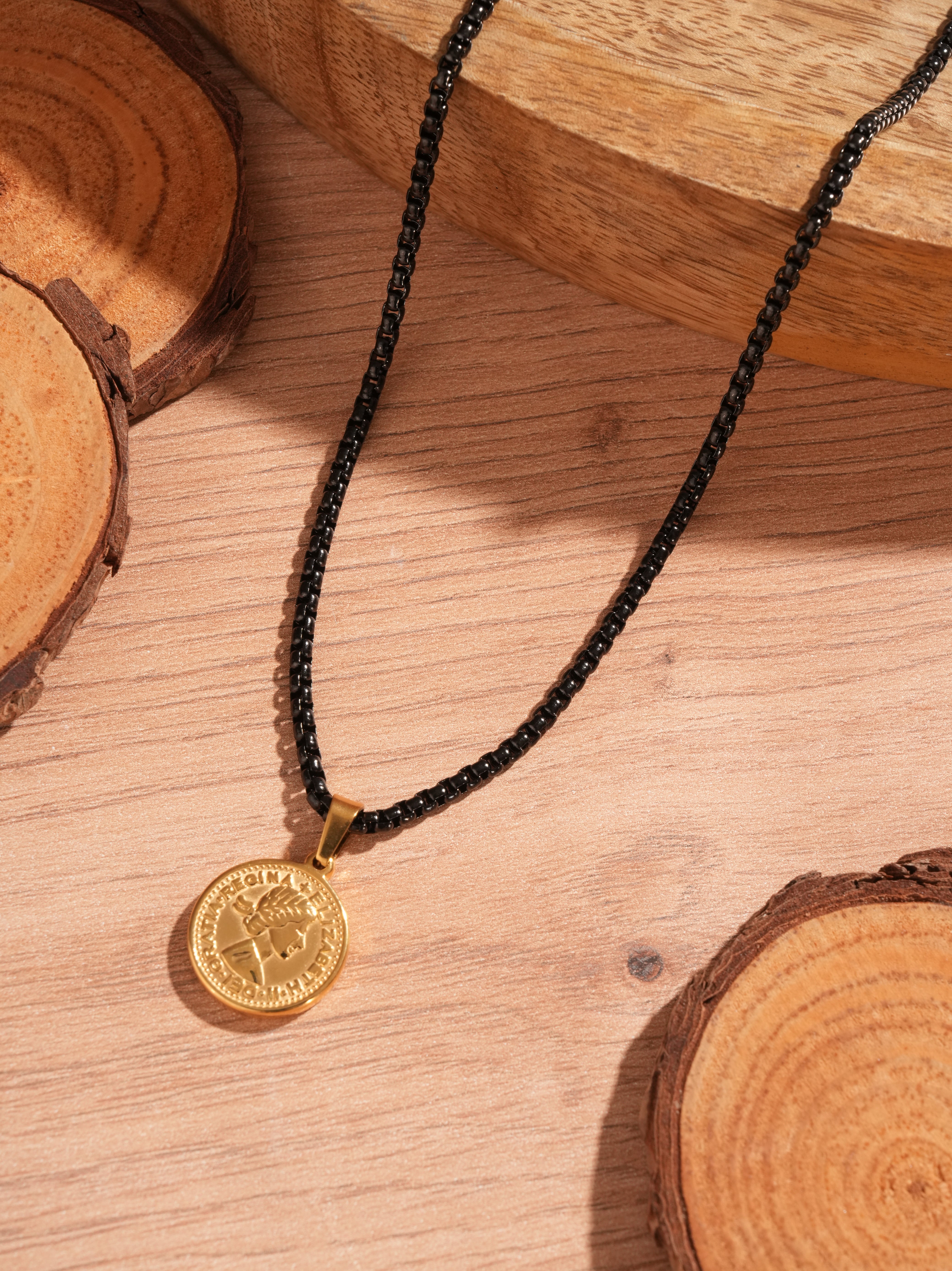 Imperial Coin Pendant Gold