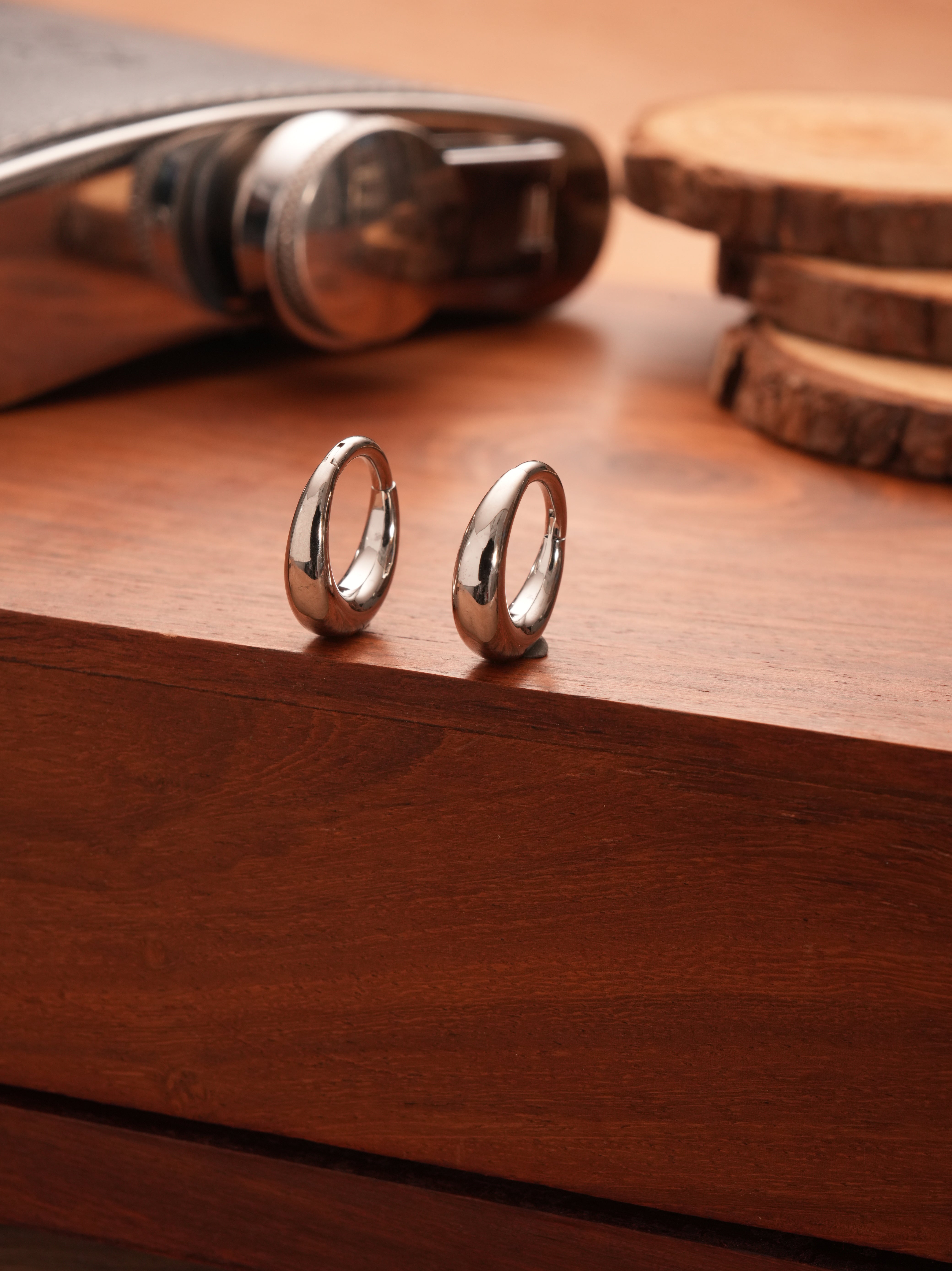 Core Hoop Earring Silver