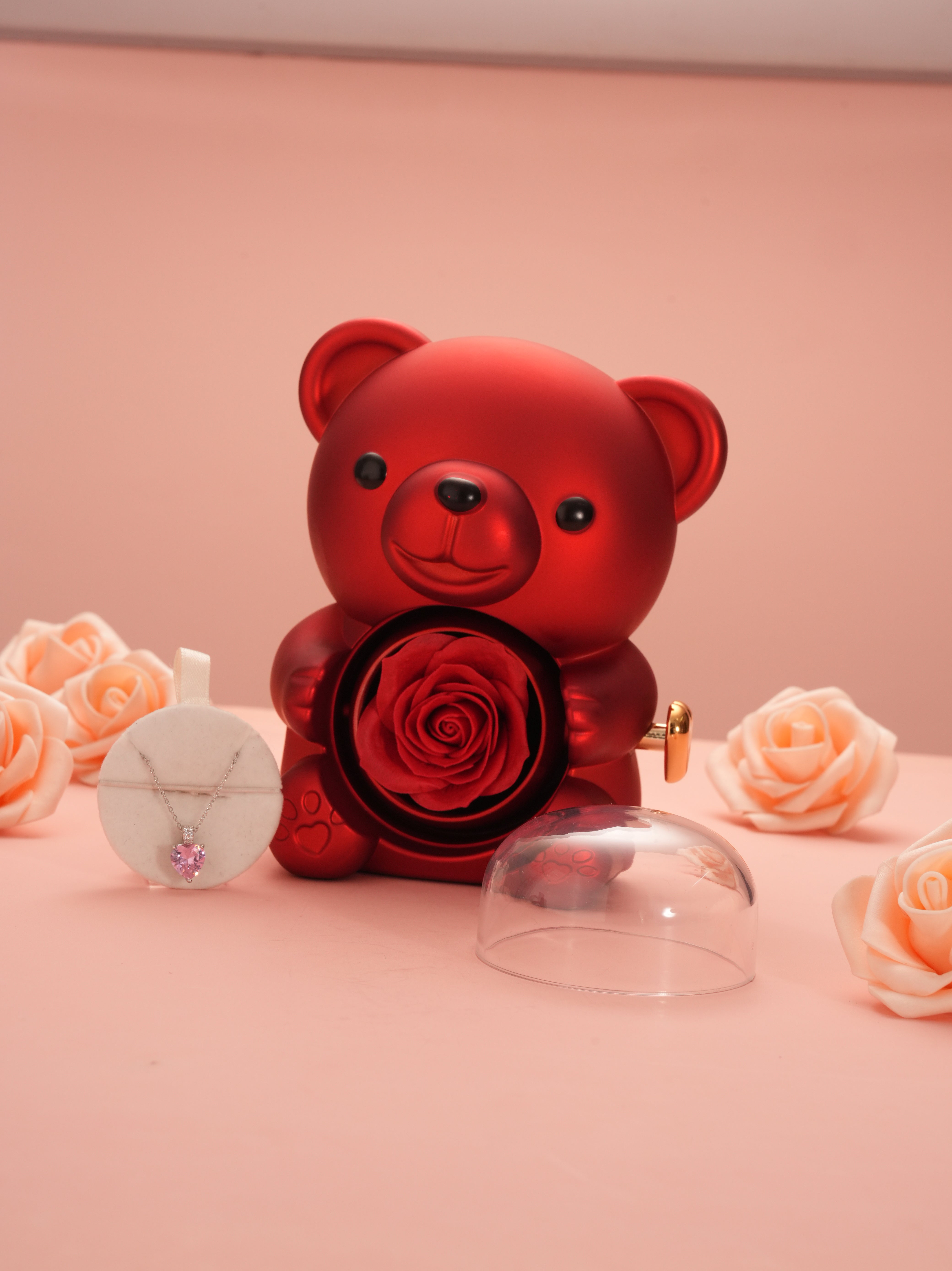 Pink Heart Promise Necklace