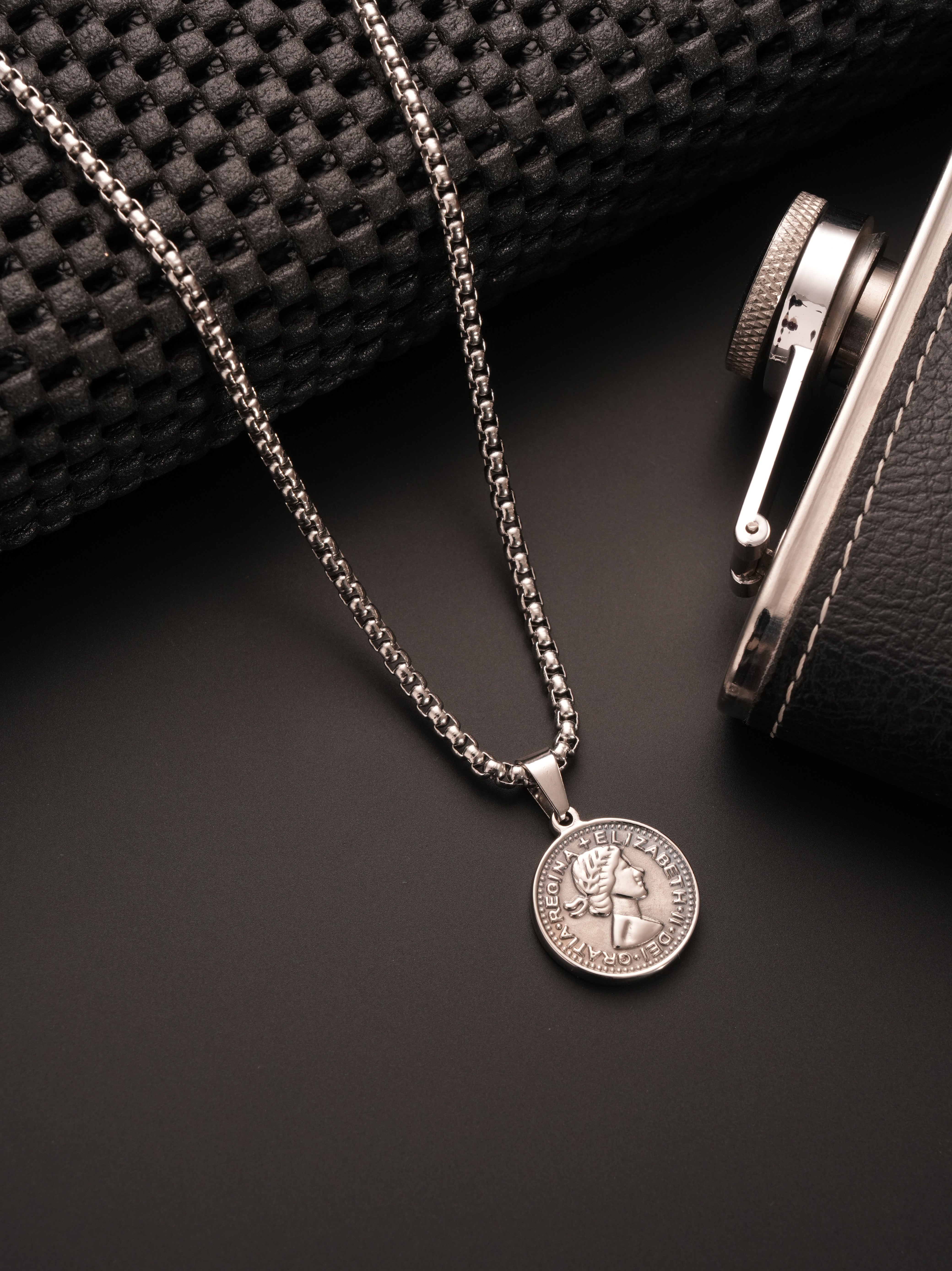 Imperial Coin Pendant Silver