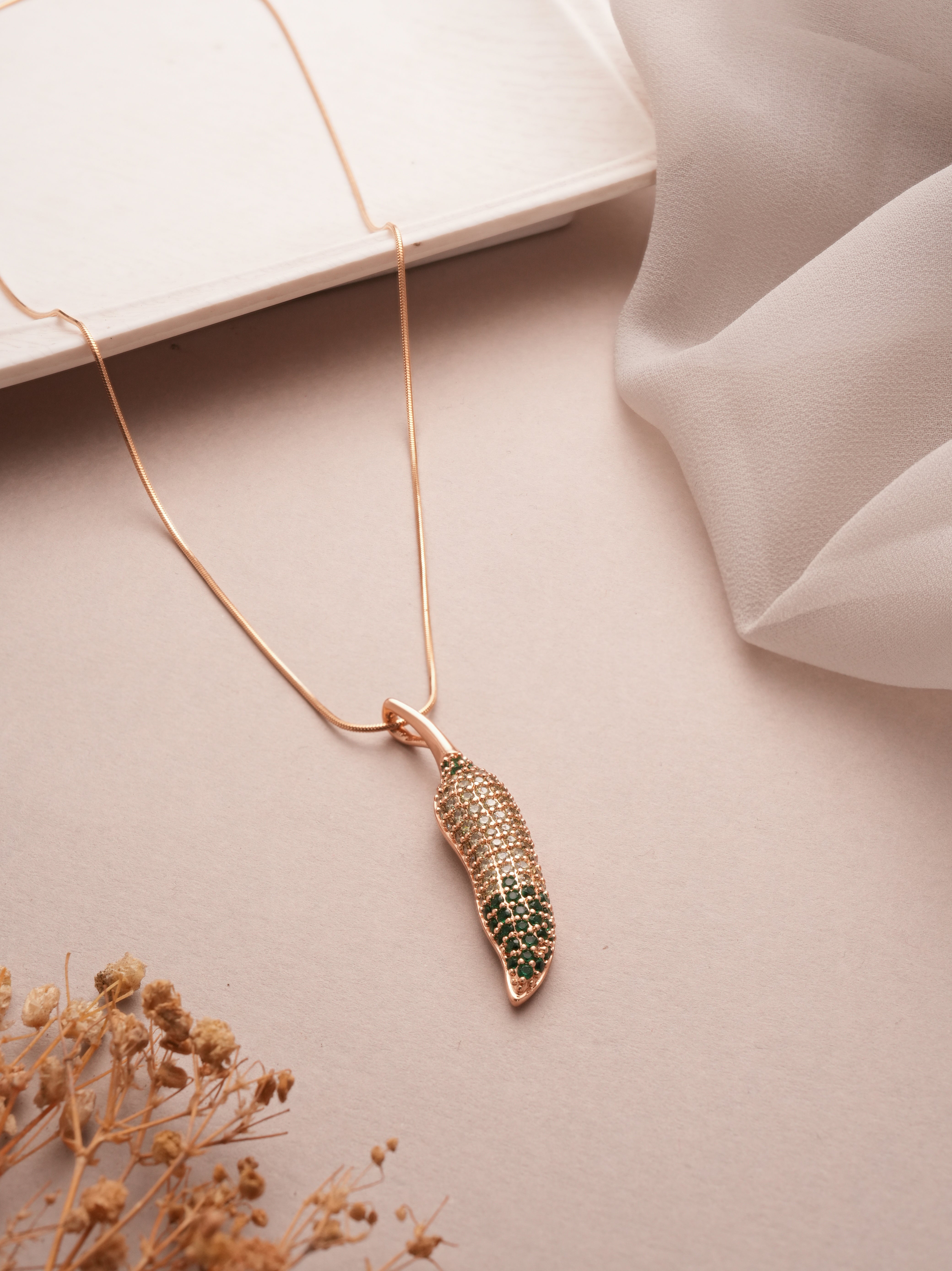 Extra Spicy Pendant— 18K Gold Plated