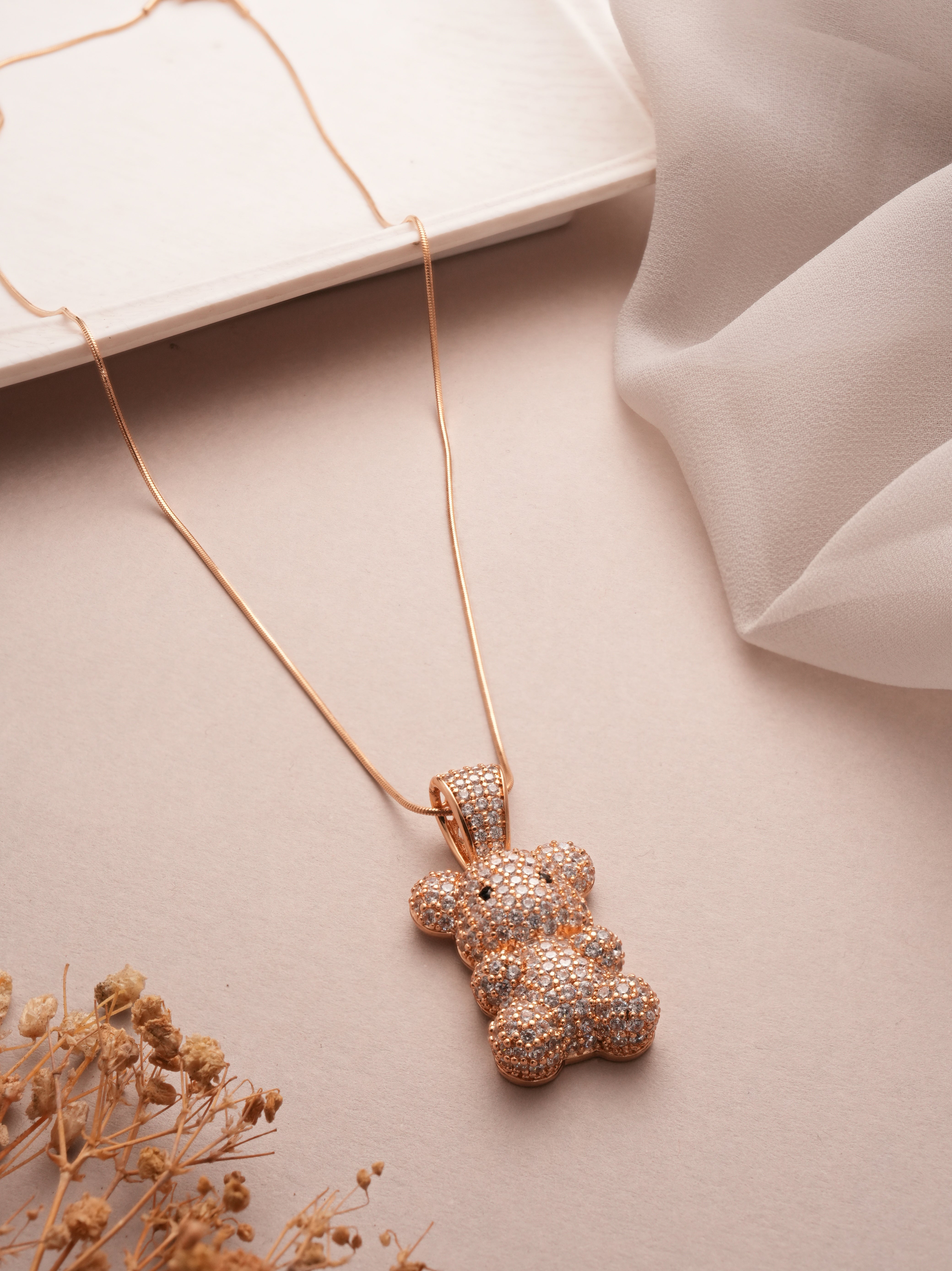 Blush Bear Pendant
