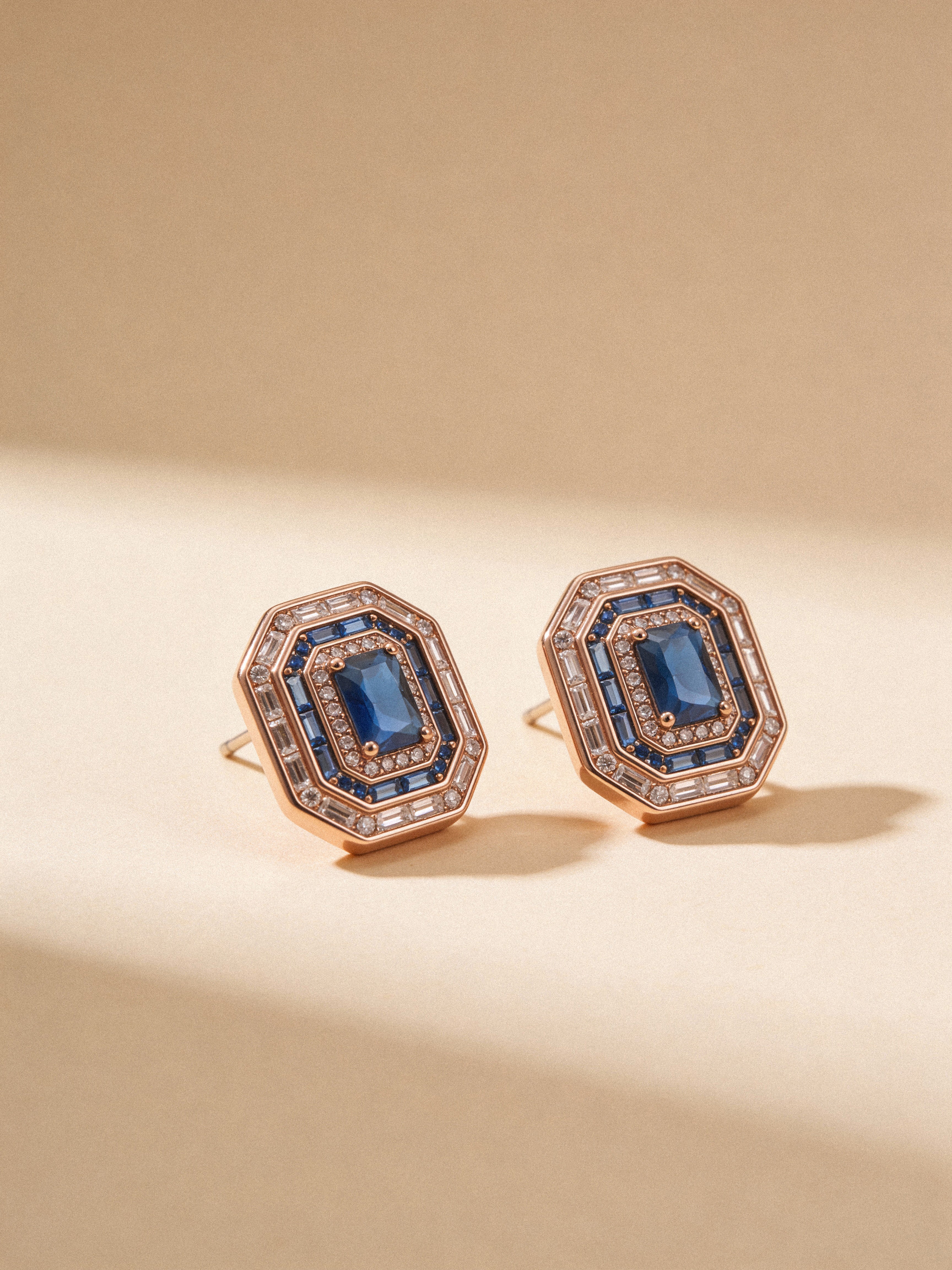 Sapphire Blue Earring