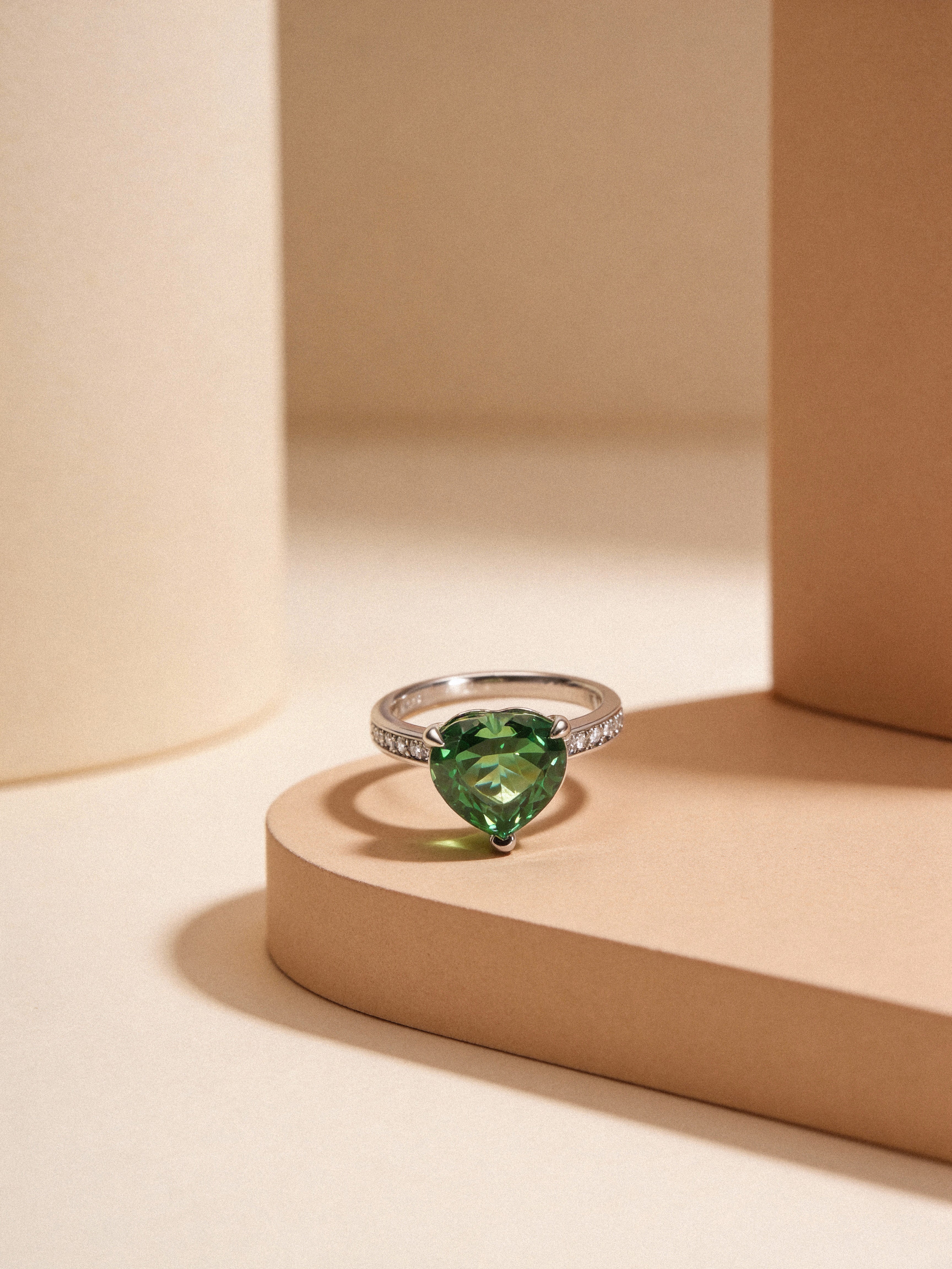 Emerald Promise Ring