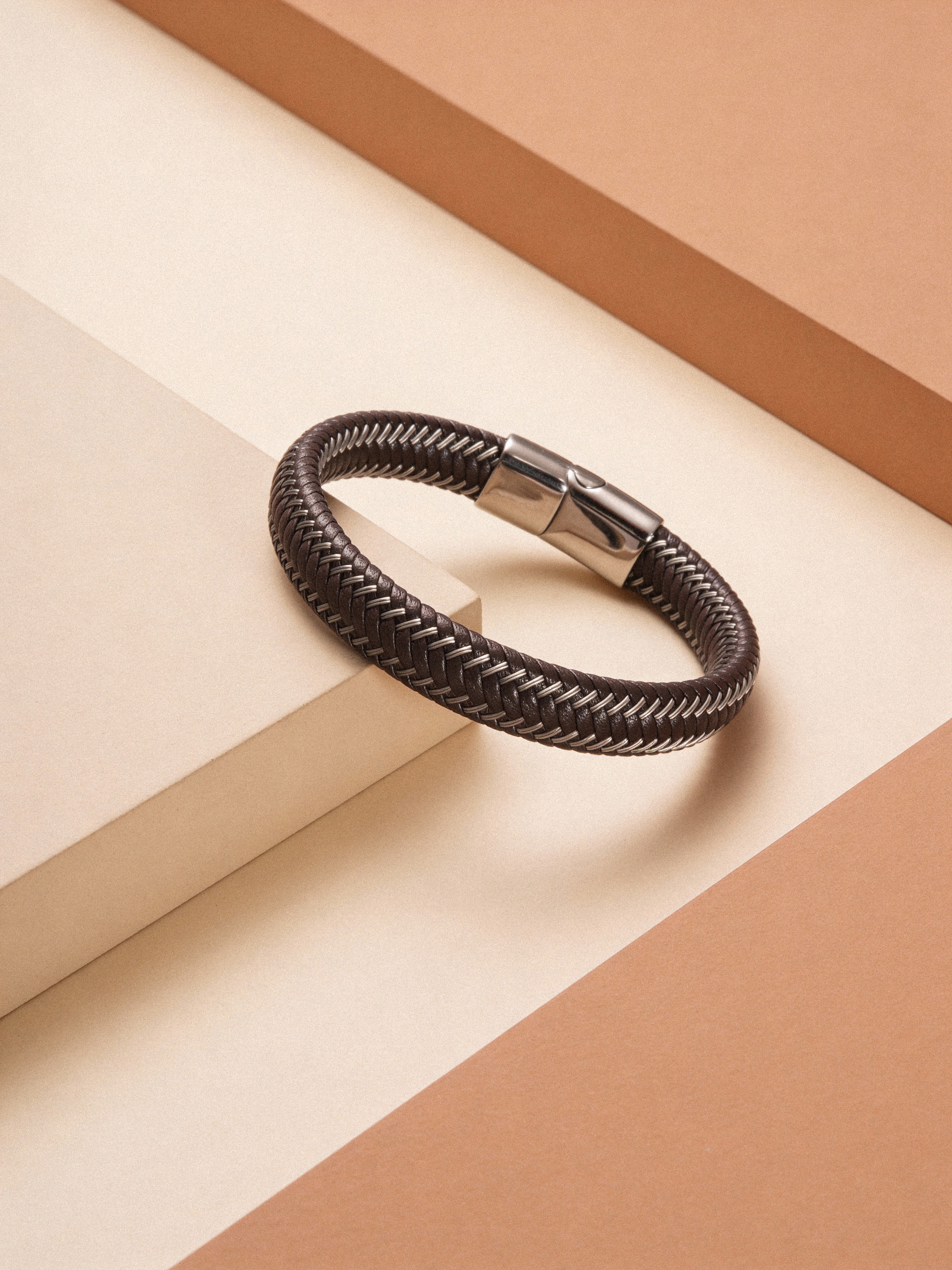 Steel Weave Bracelet