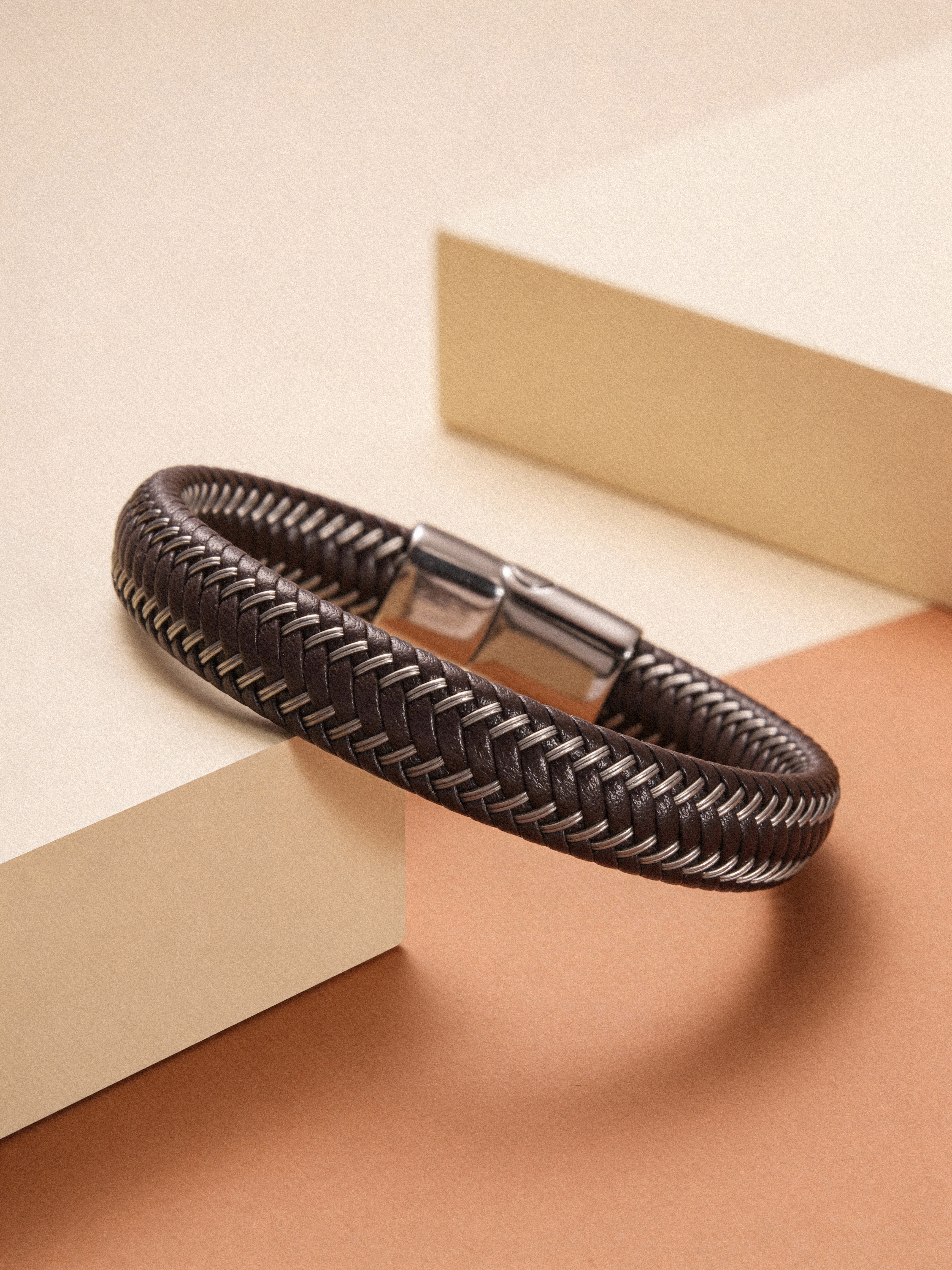 Steel Weave Bracelet