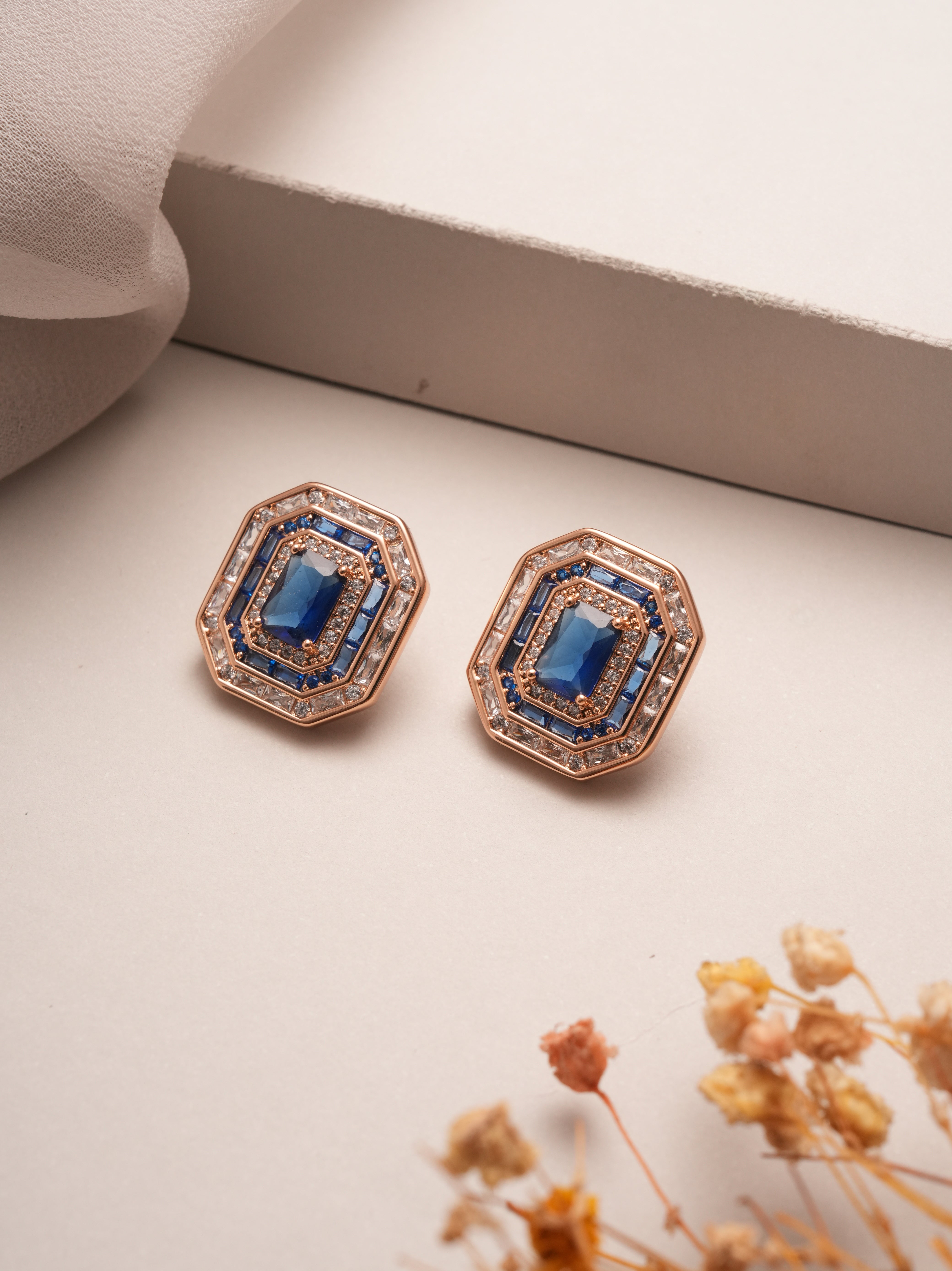 Sapphire Blue Earring