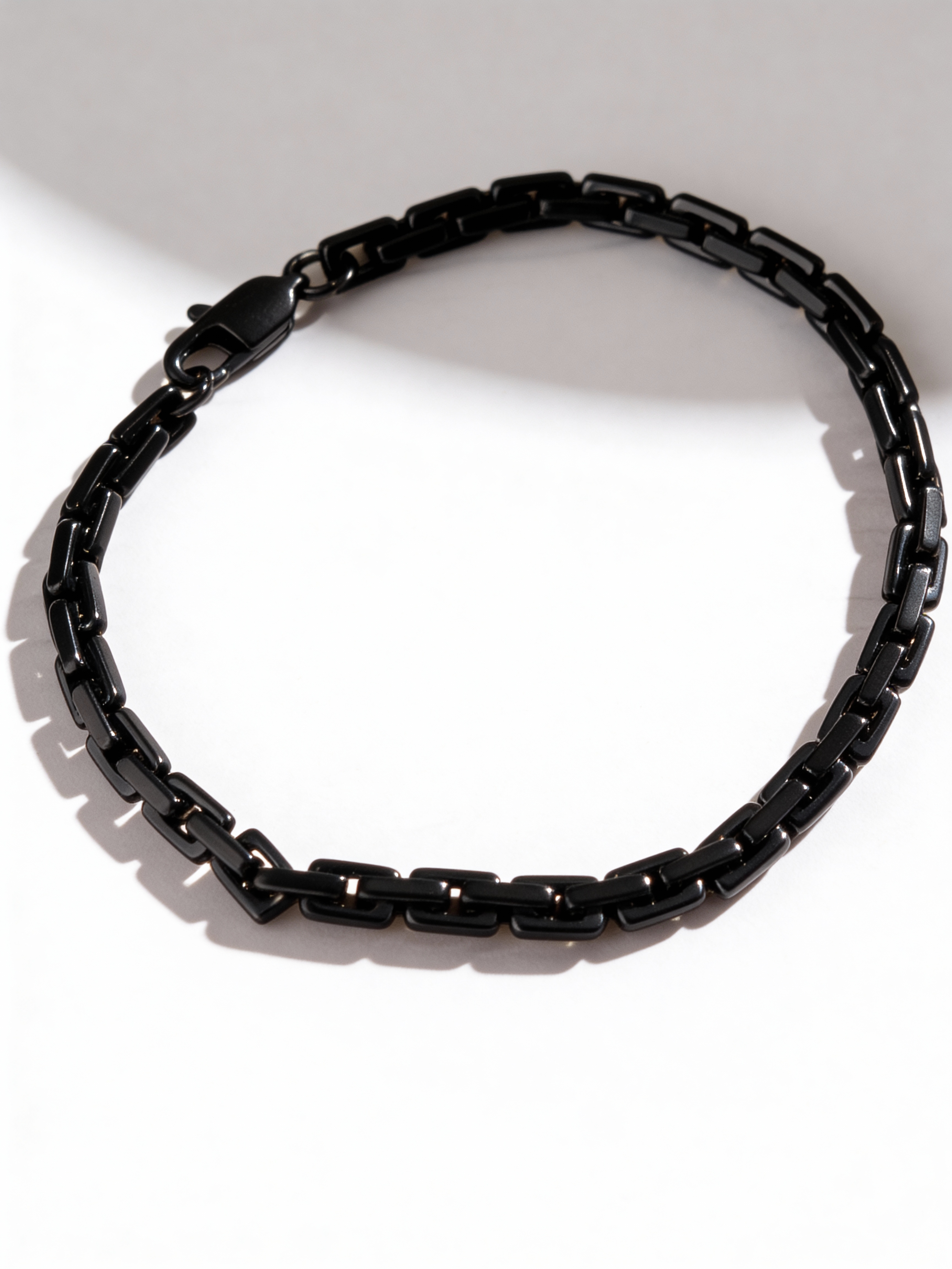 Linear Link Bracelet- Black