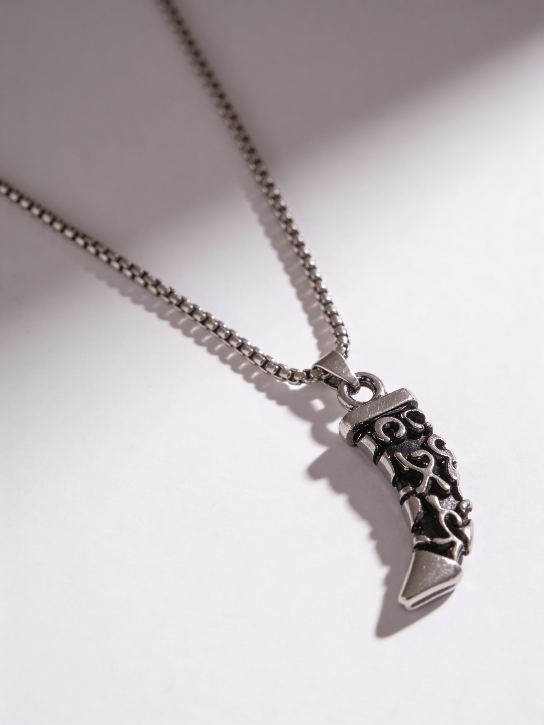 Obsidian Fang Pendant