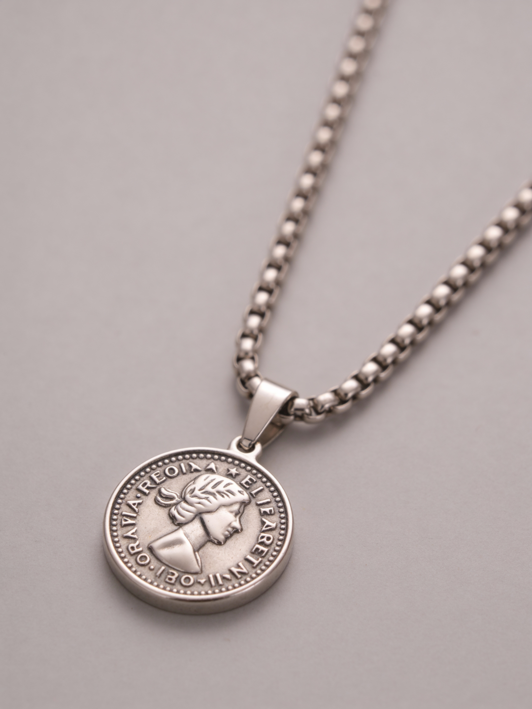 Imperial Coin Pendant Silver
