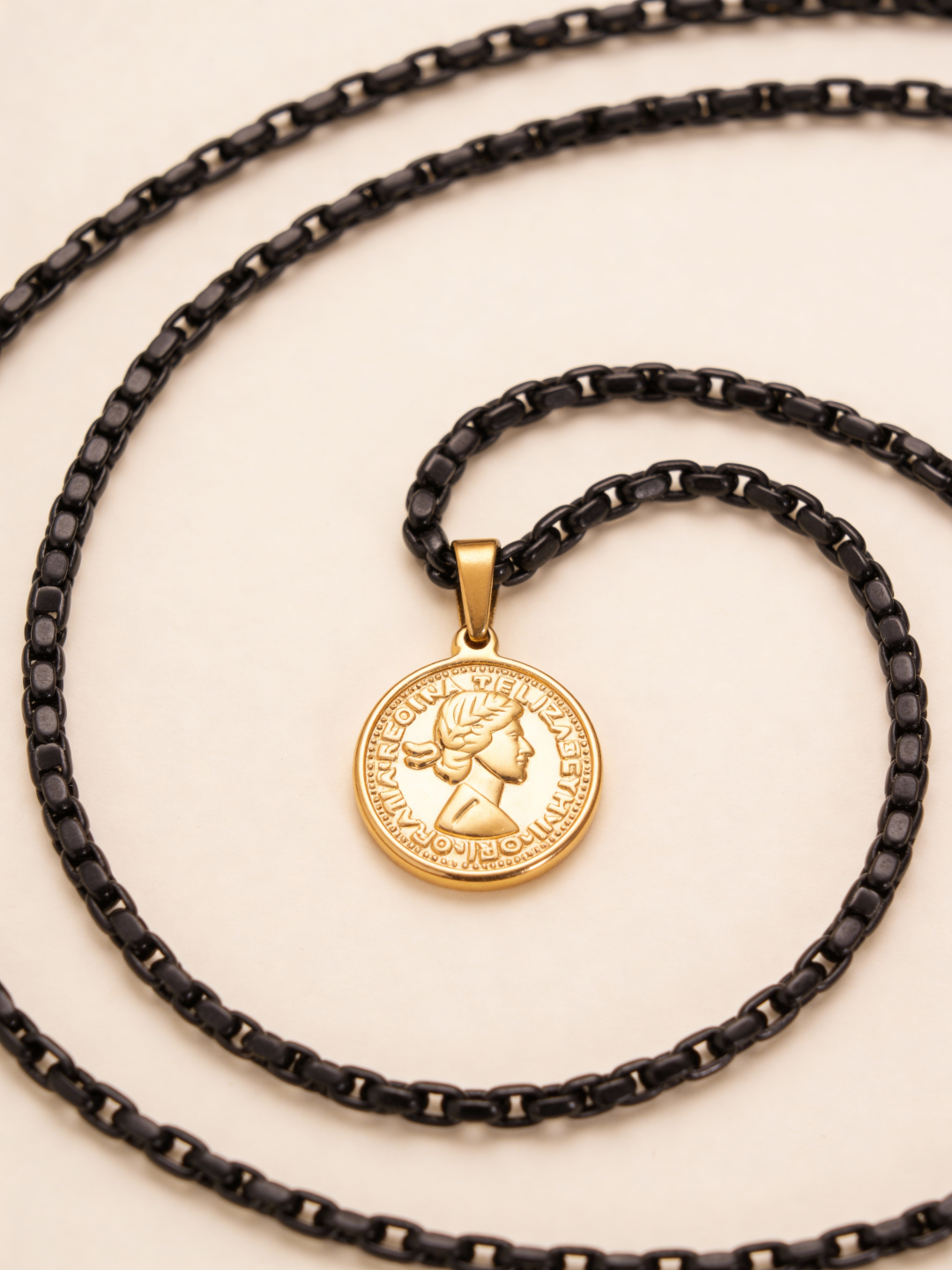 Imperial Coin Pendant Gold