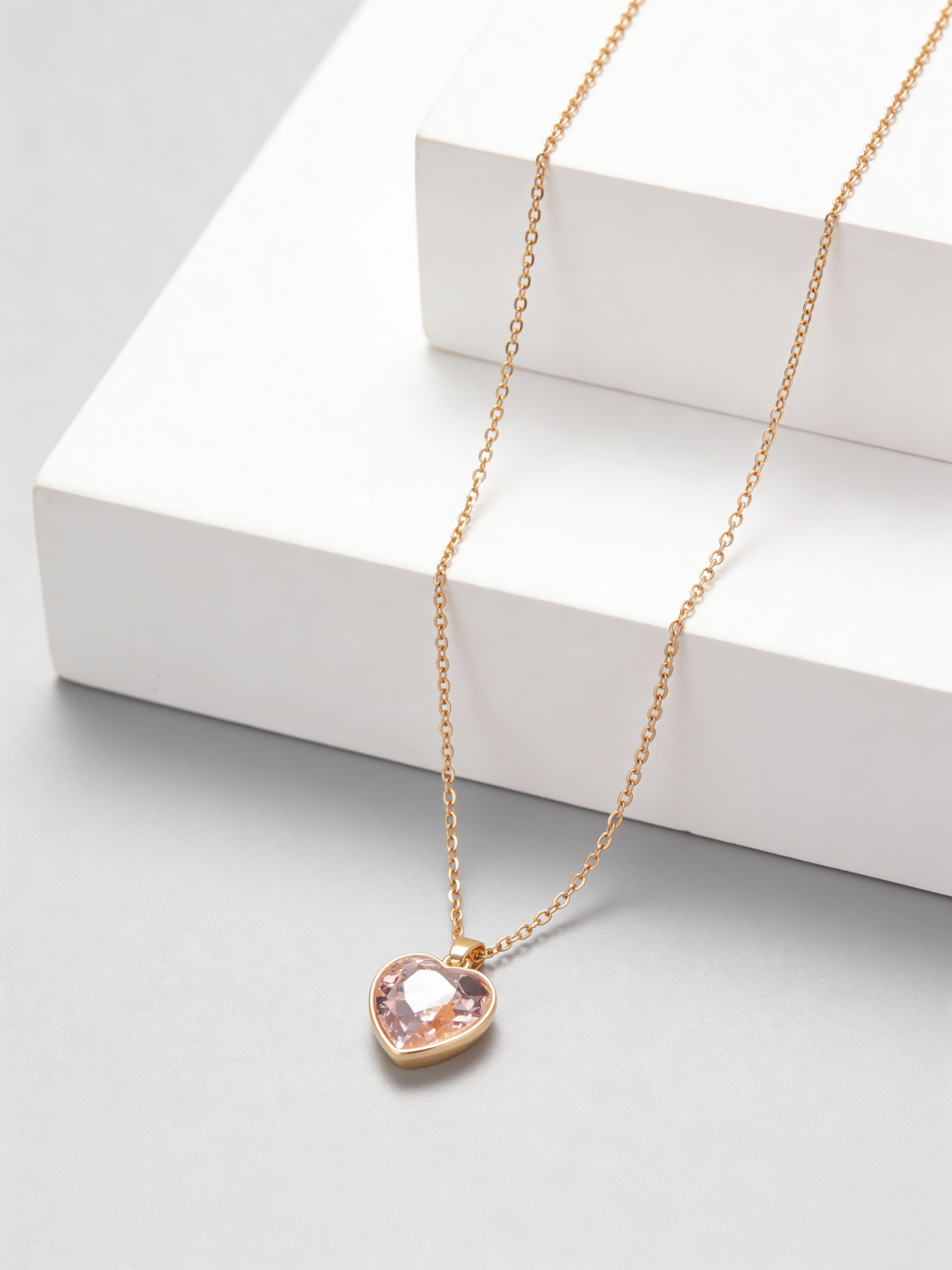 Champagne Heart Pendant