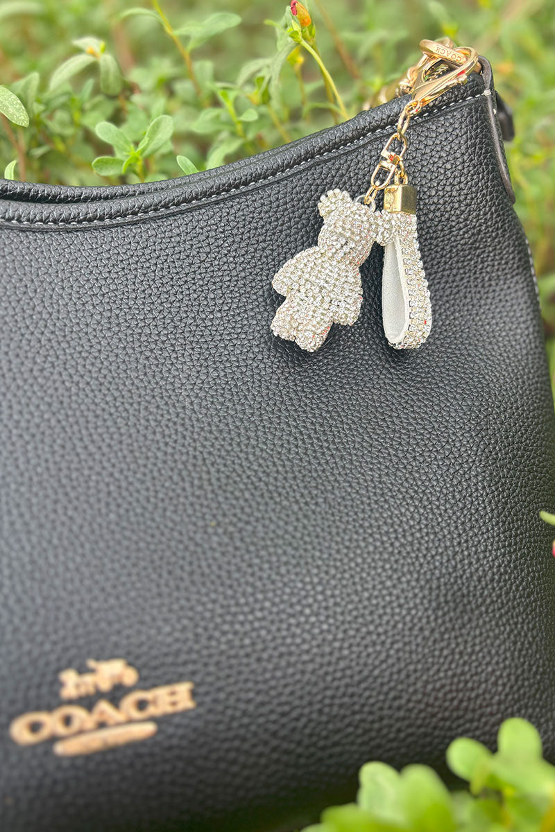 Frosted Bear Keychain