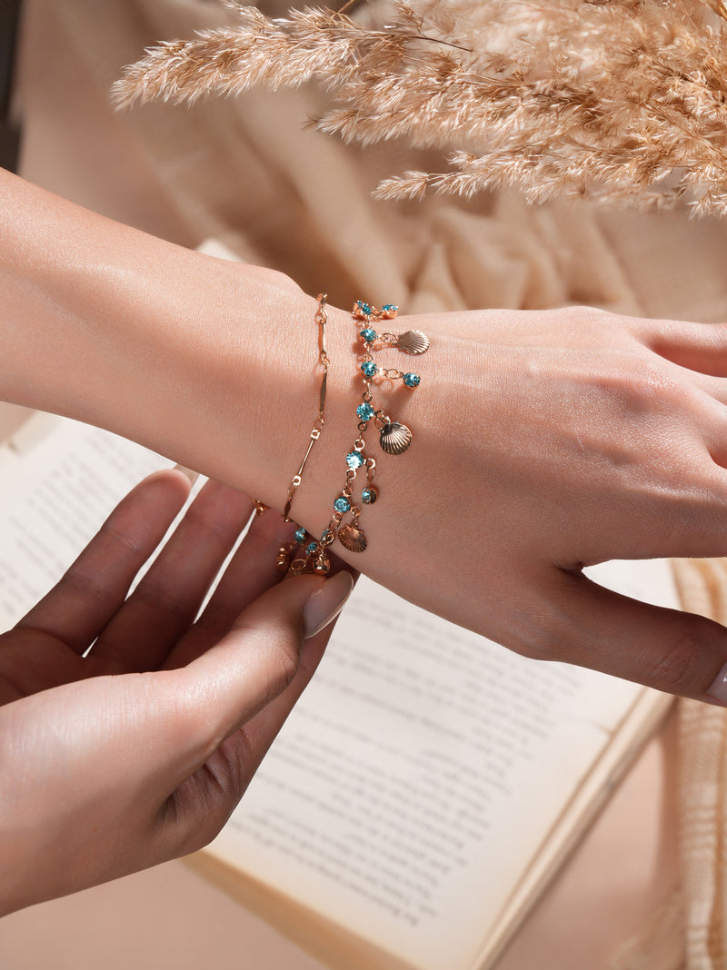 Shell Charm Bracelet