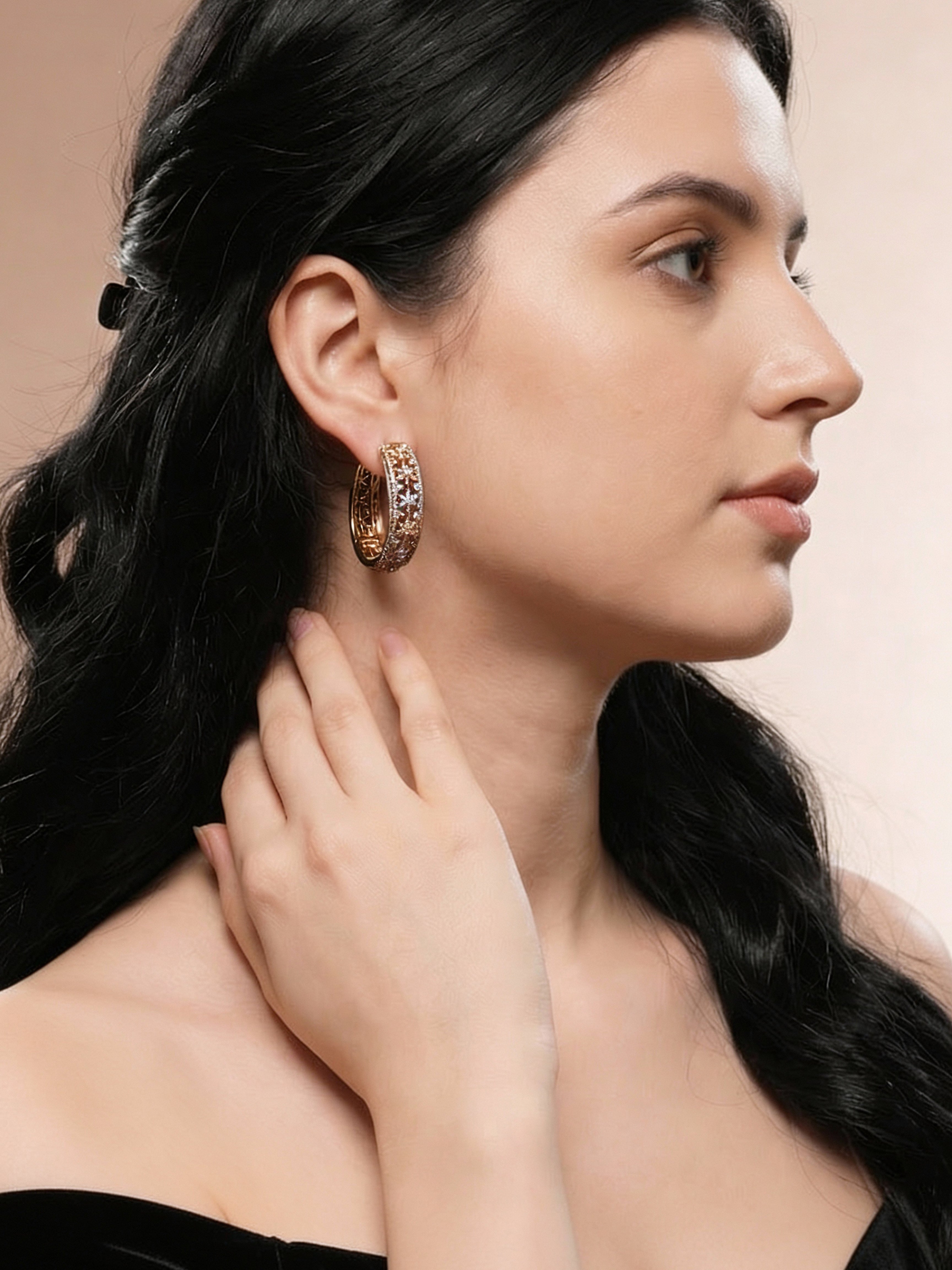 Celestial Bloom Hoops