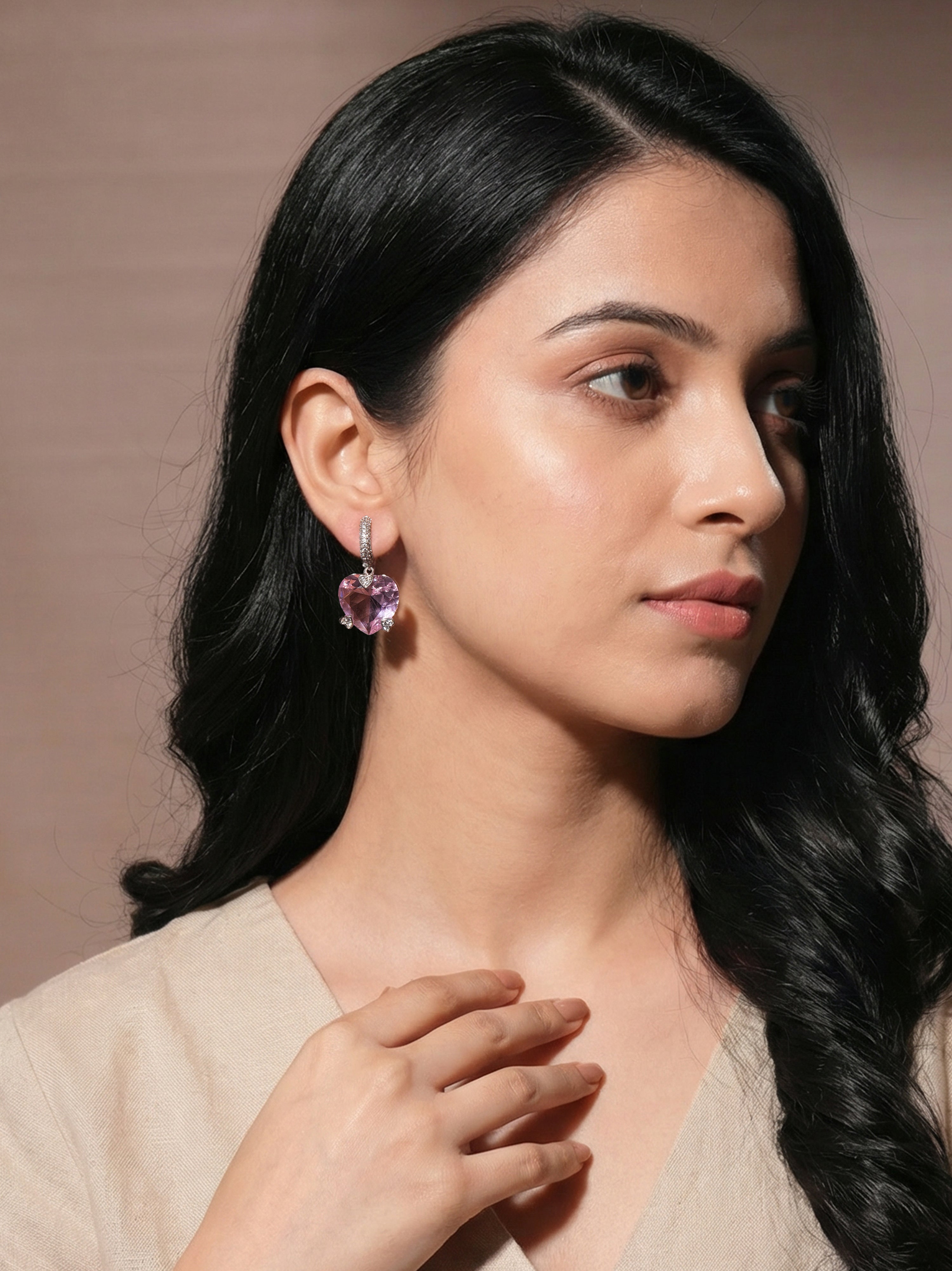 Citrine Diamond Rush Earring